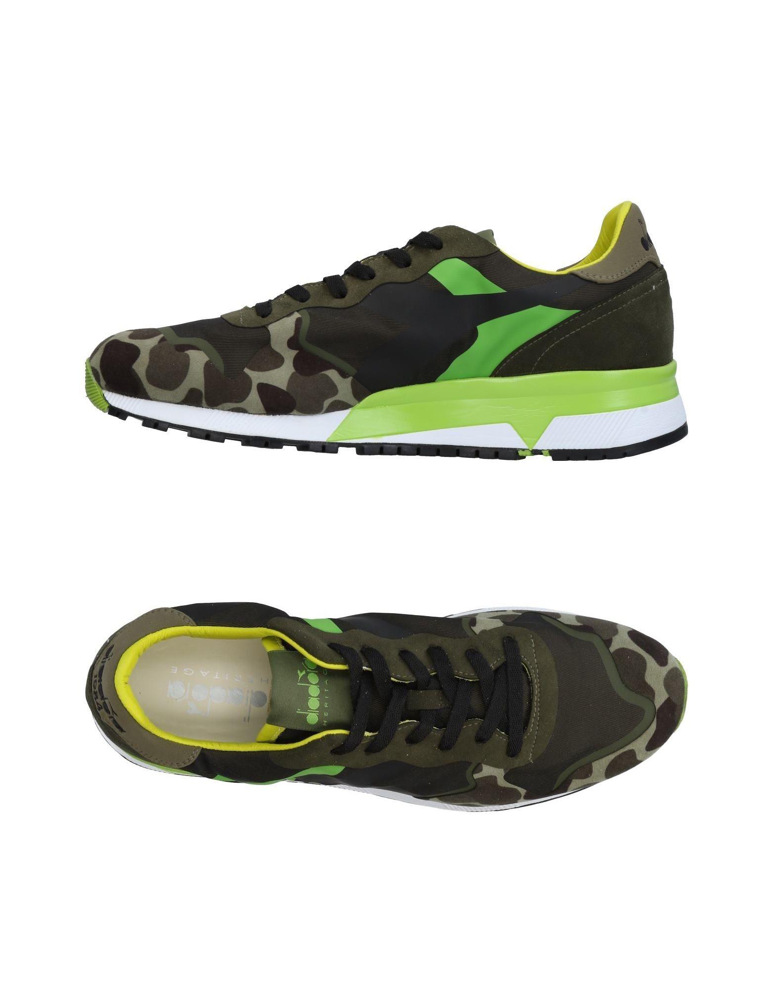 Diadora Low-tops & Sneakers in Green for Men - Lyst