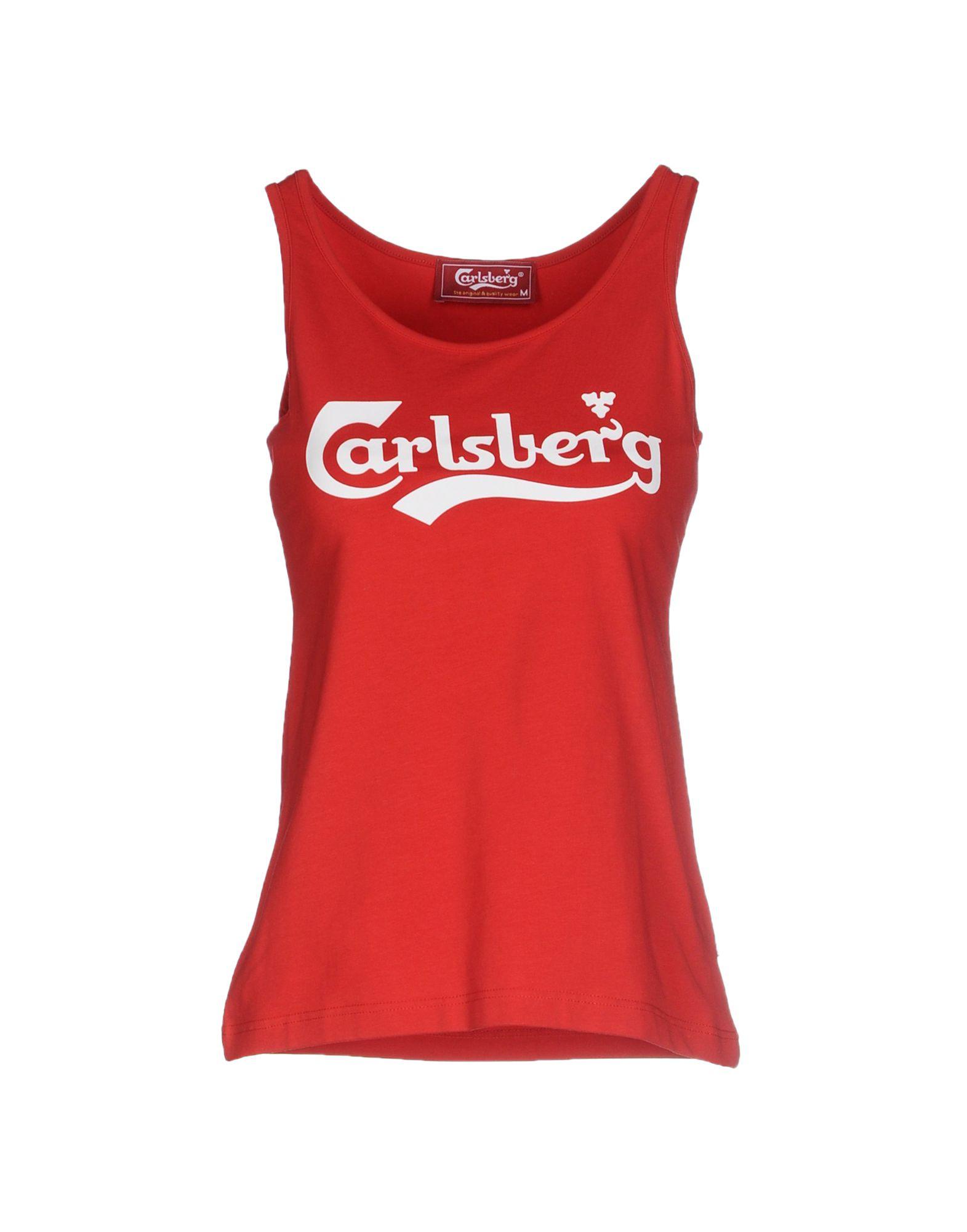 Color De Tirantes Camiseta Carlsberg Lyst Rojo WpcRYqxS