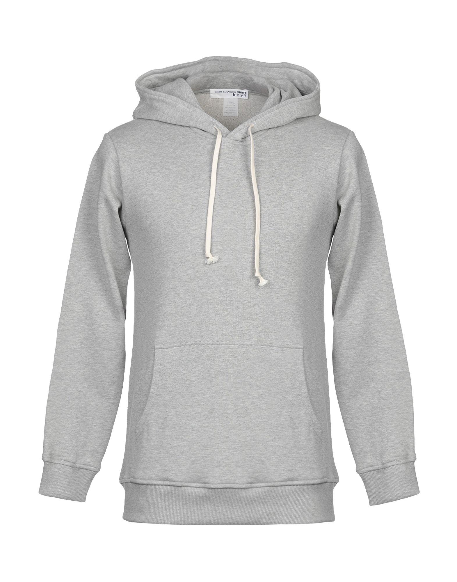 comme de garcon grey hoodie