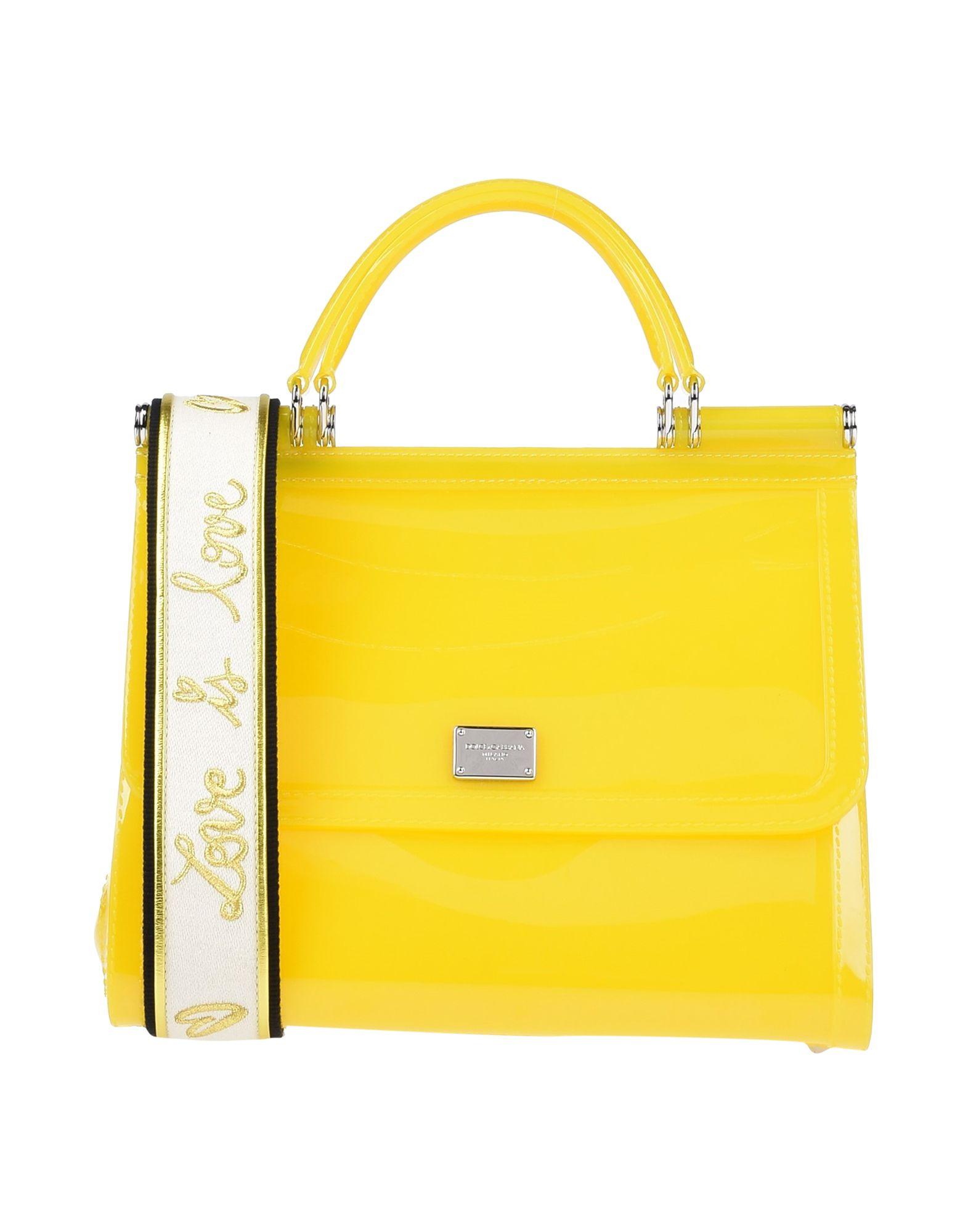Dolce & Gabbana Handbag in Yellow Lyst