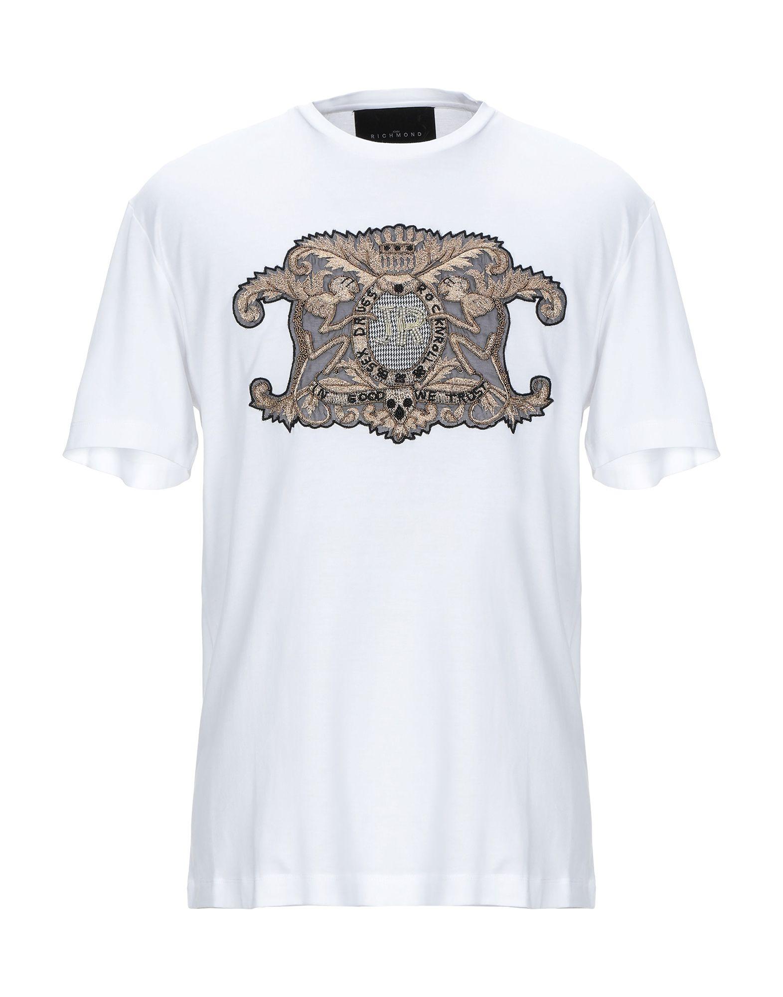 John Richmond T-shirt in White for Men - Lyst