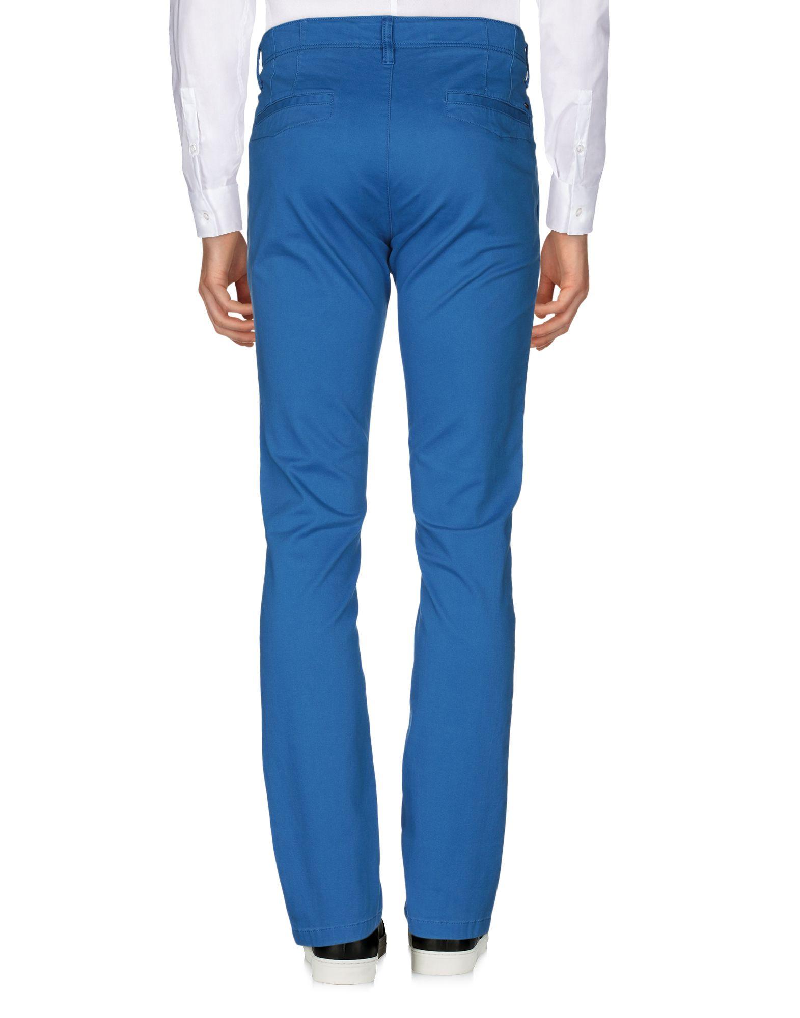 Tommy Hilfiger Cotton Casual Pants in Azure (Blue) for Men - Lyst