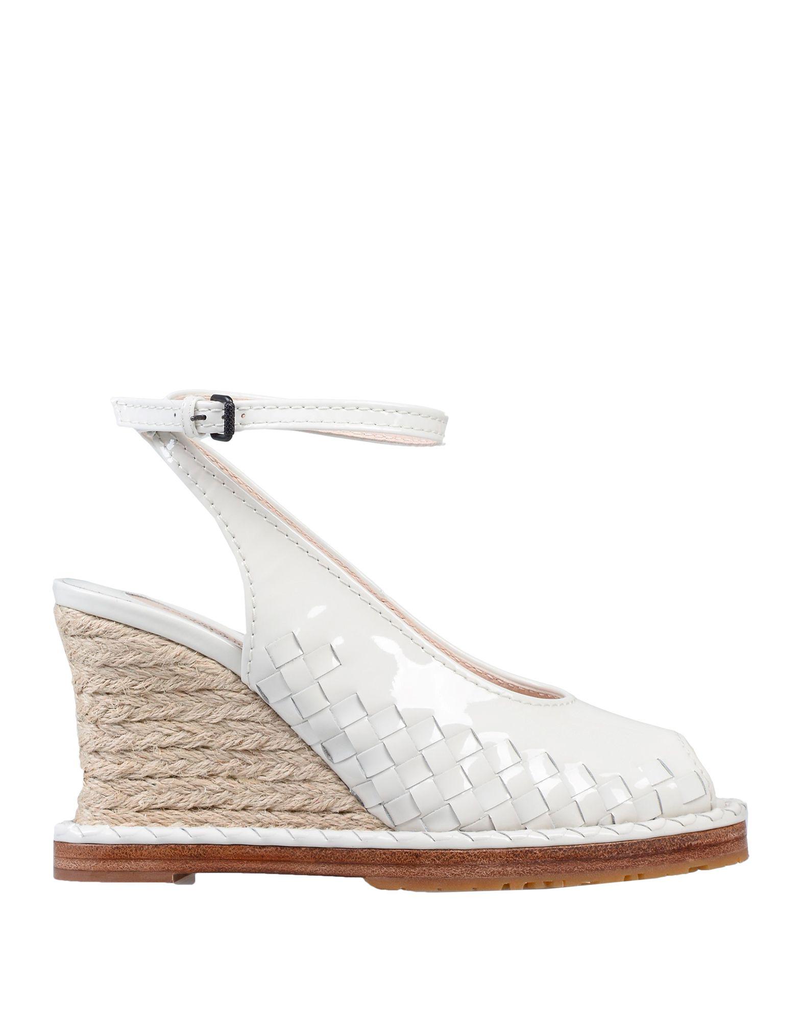 bottega veneta white heeled sandals