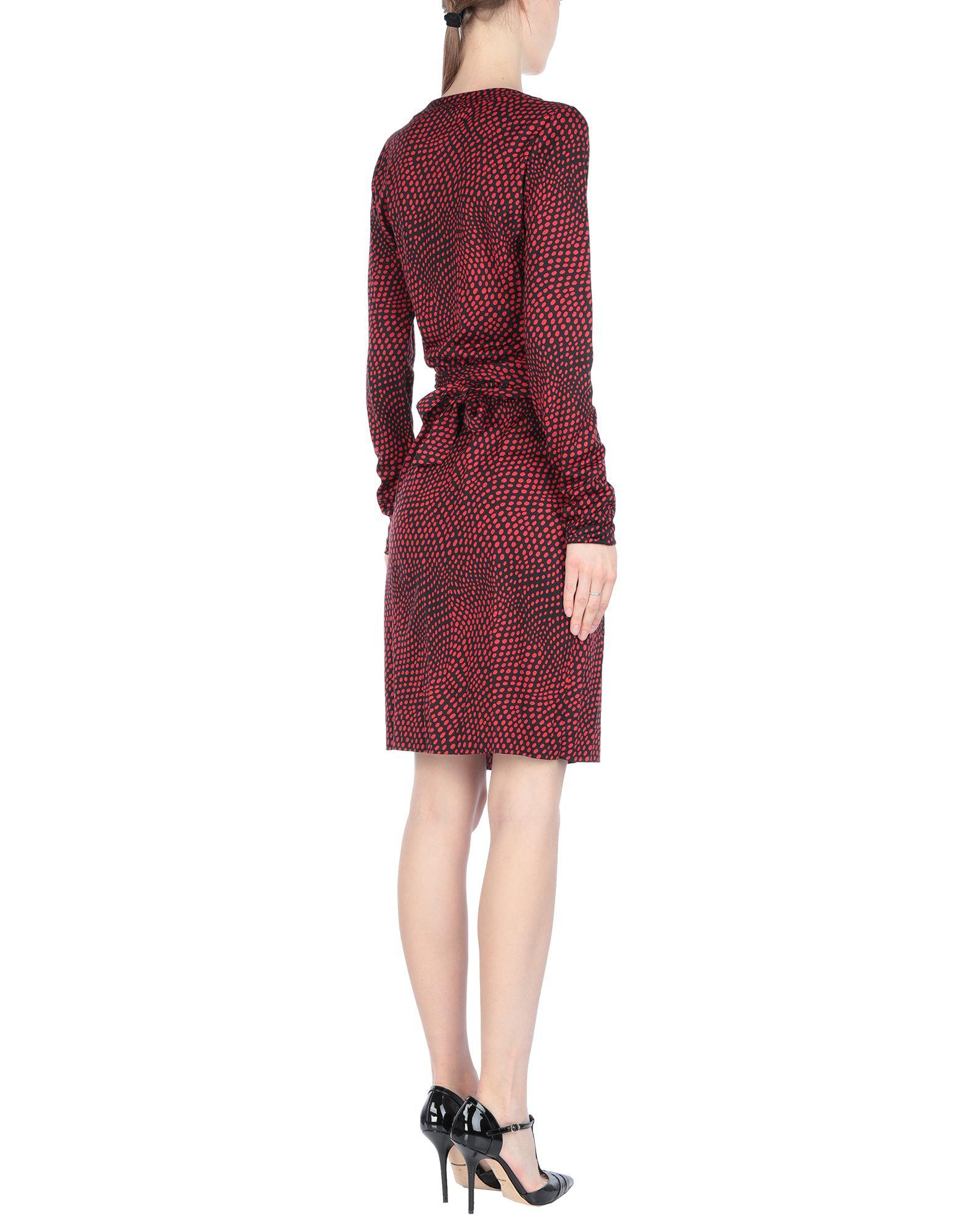 Diane von Furstenberg Knee-length Dress in Red - Lyst