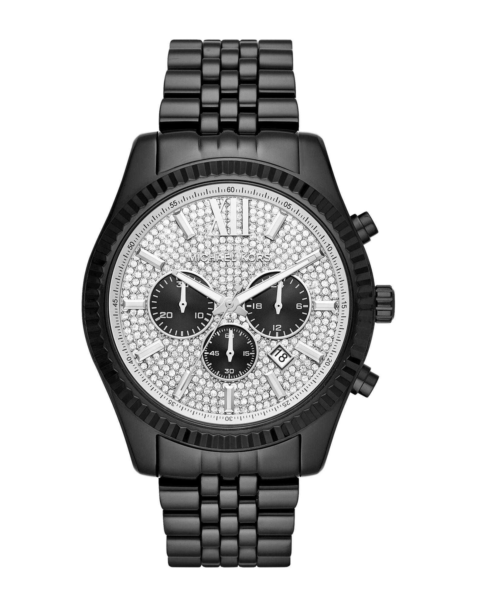 Michael Kors Wrist Watch in Black for Men - Lyst