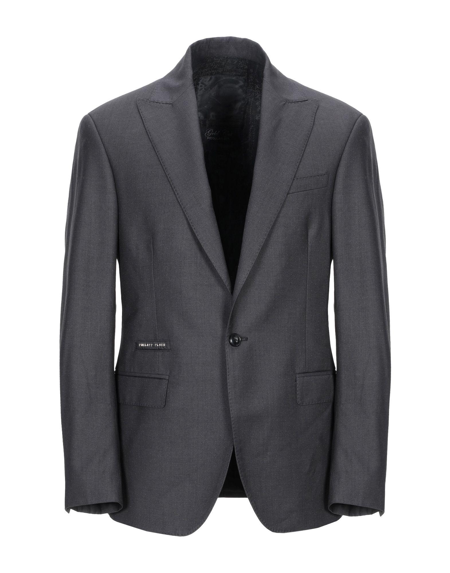 Philipp Plein Synthetic Blazer in Steel Grey (Gray) for Men - Lyst