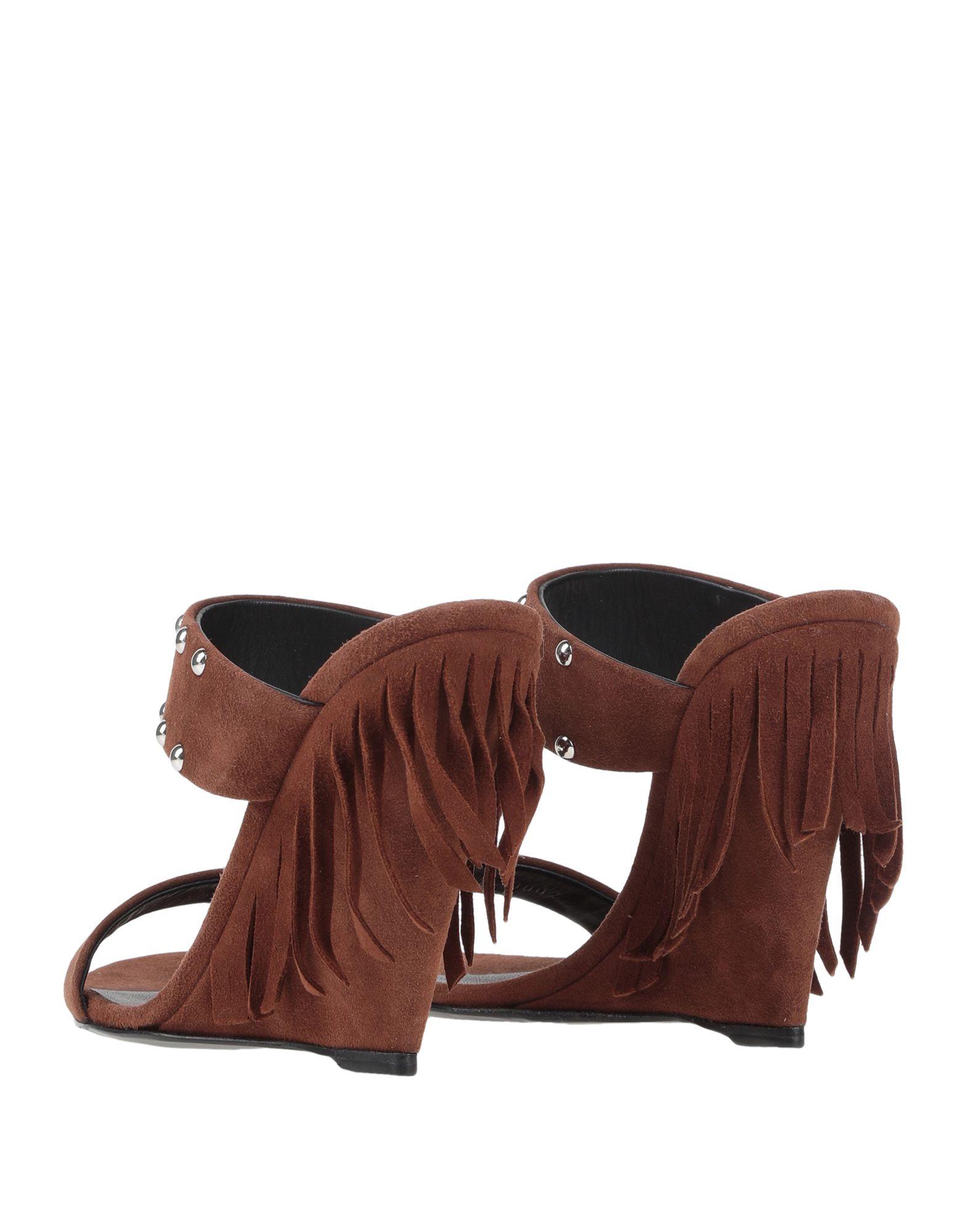 Coloris Giuseppe Zanotti En Marron Sandales Lyst 80wmnvNyO