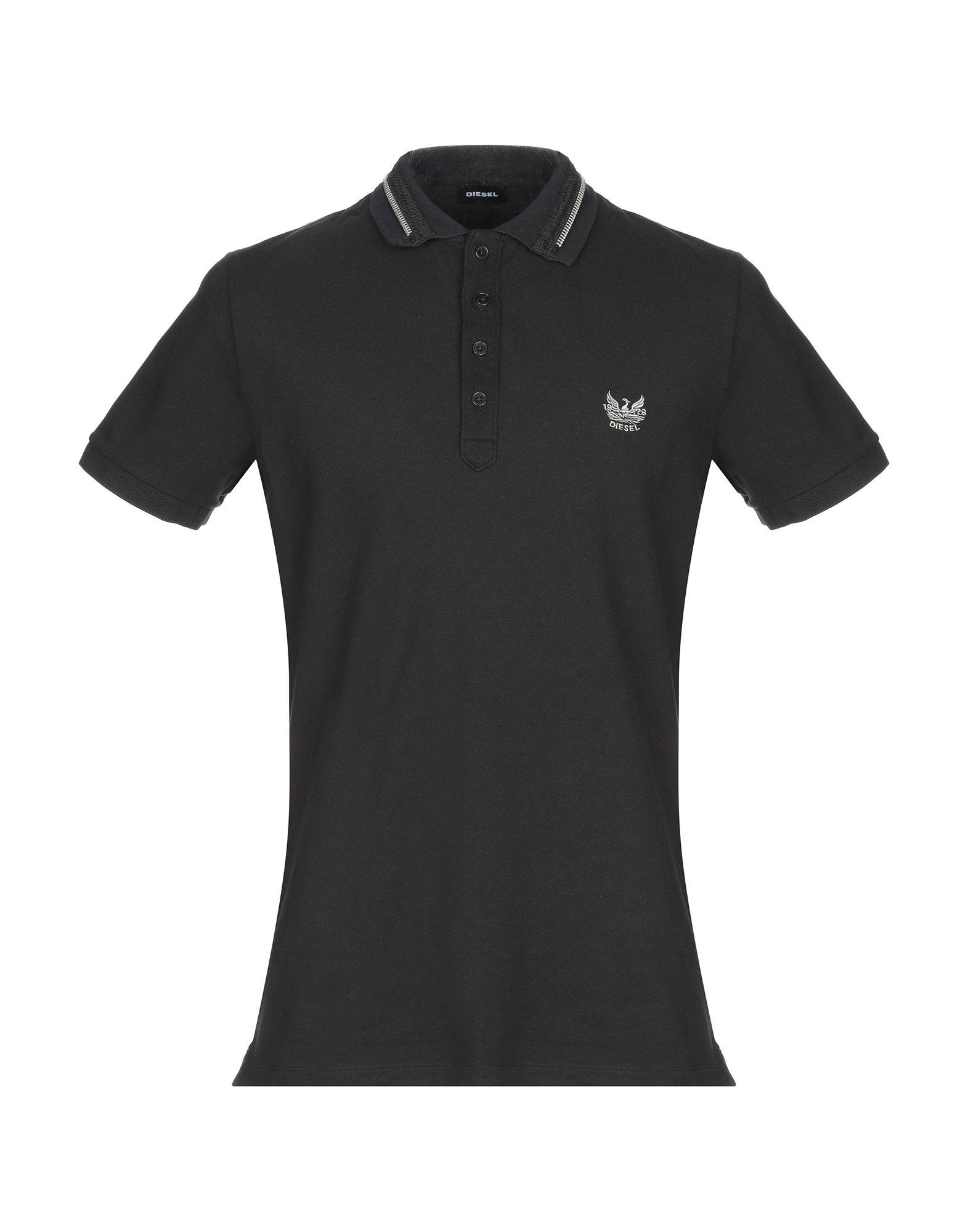 diesel polo shirt black