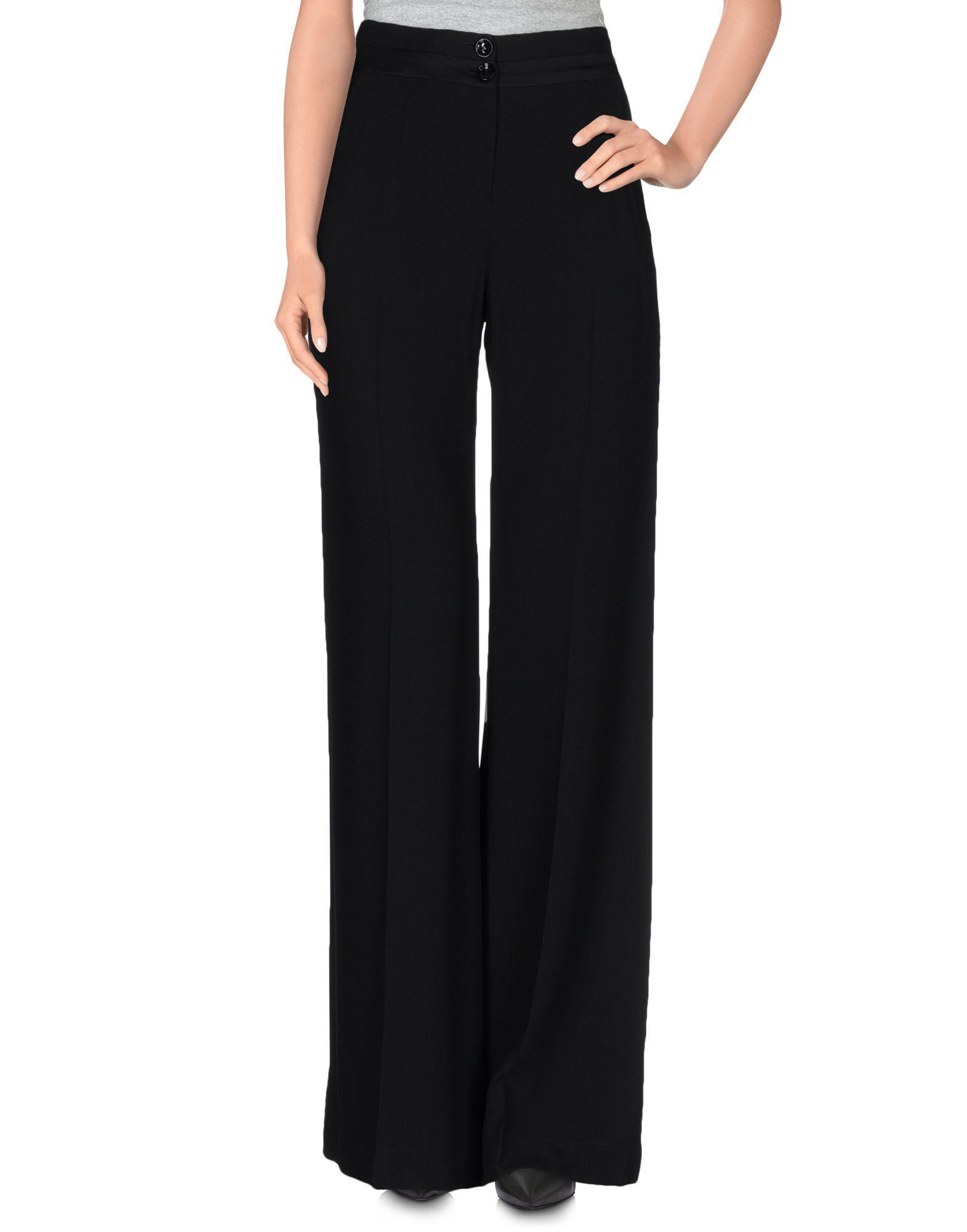 Patrizia Pepe Synthetic Casual Trouser in Black - Lyst
