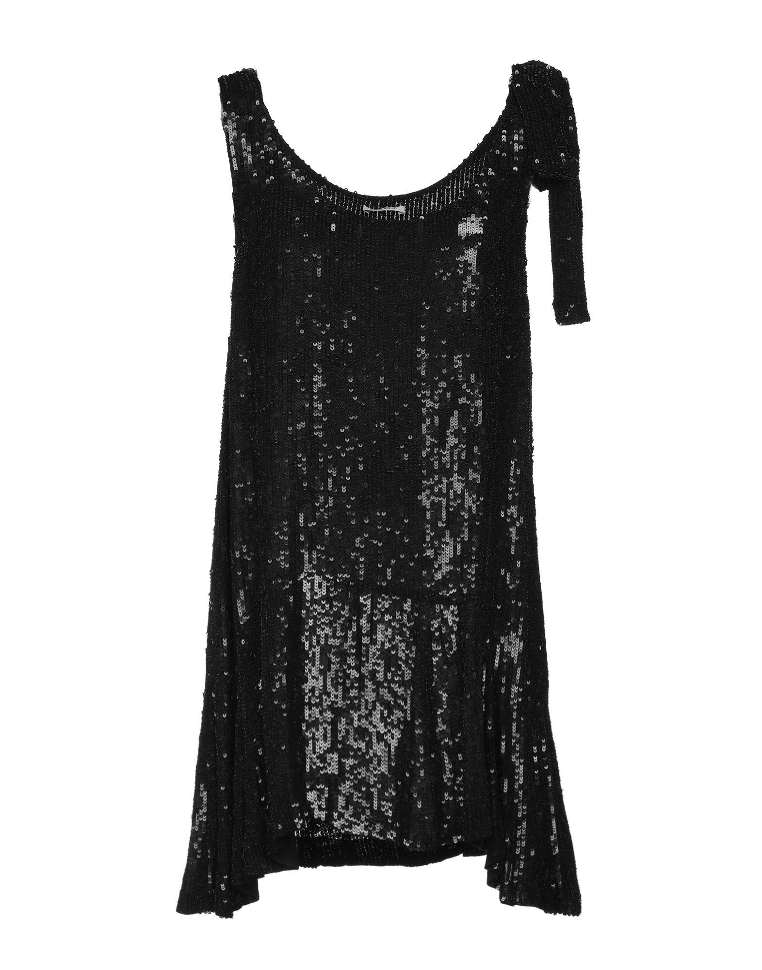 Lyst P A R O S H Short Dress In Black P A R O S H Women Black Short Dress