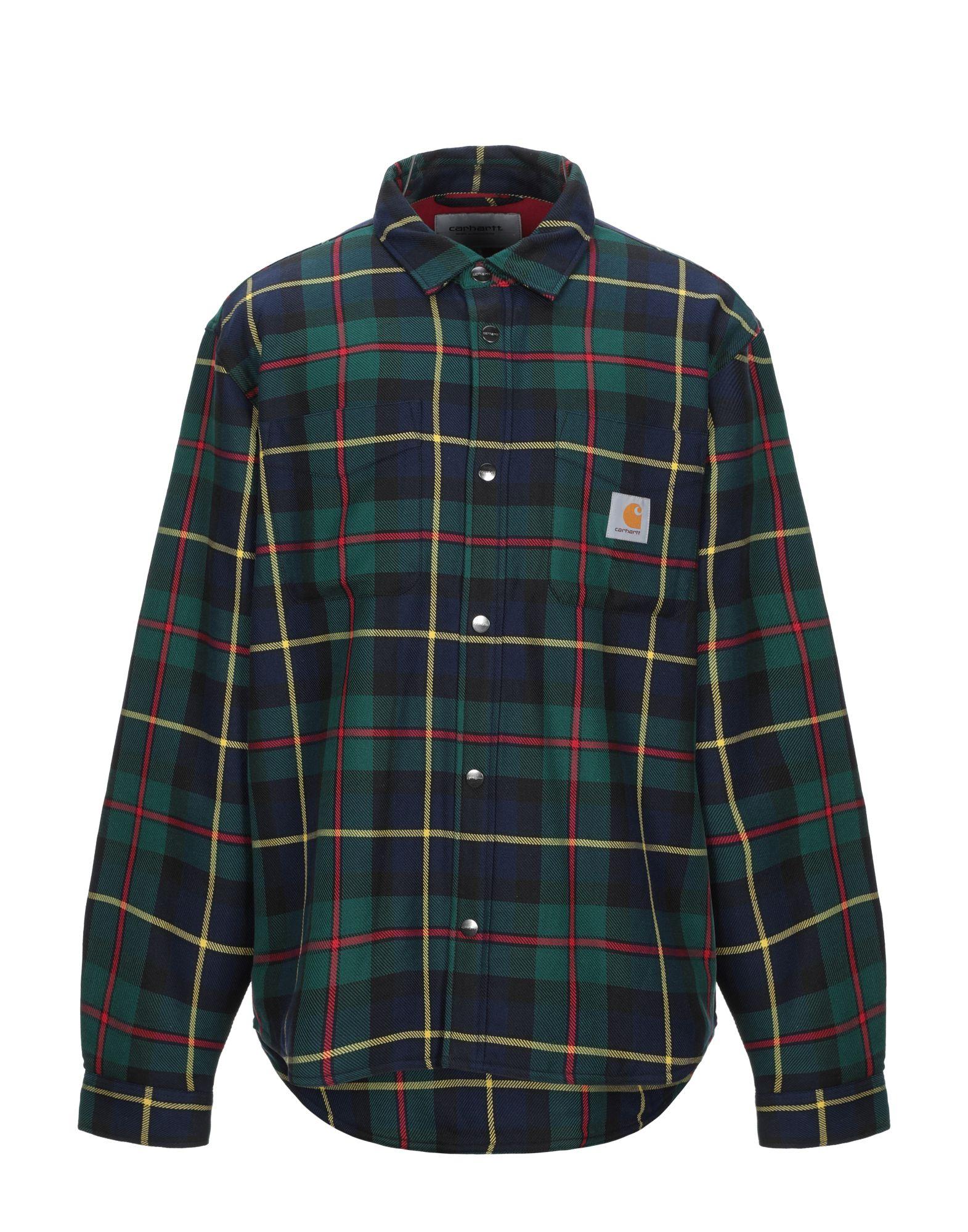 Carhartt Flannel Jacket in Dark Green (Green) for Men Lyst