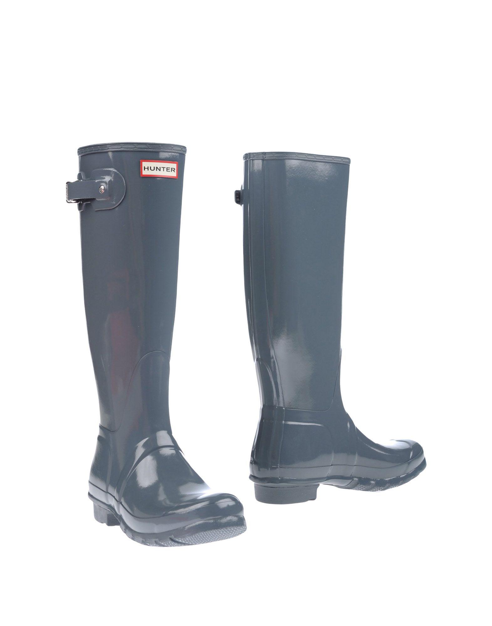 HUNTER Rubber Boots in Grey (Gray) Lyst