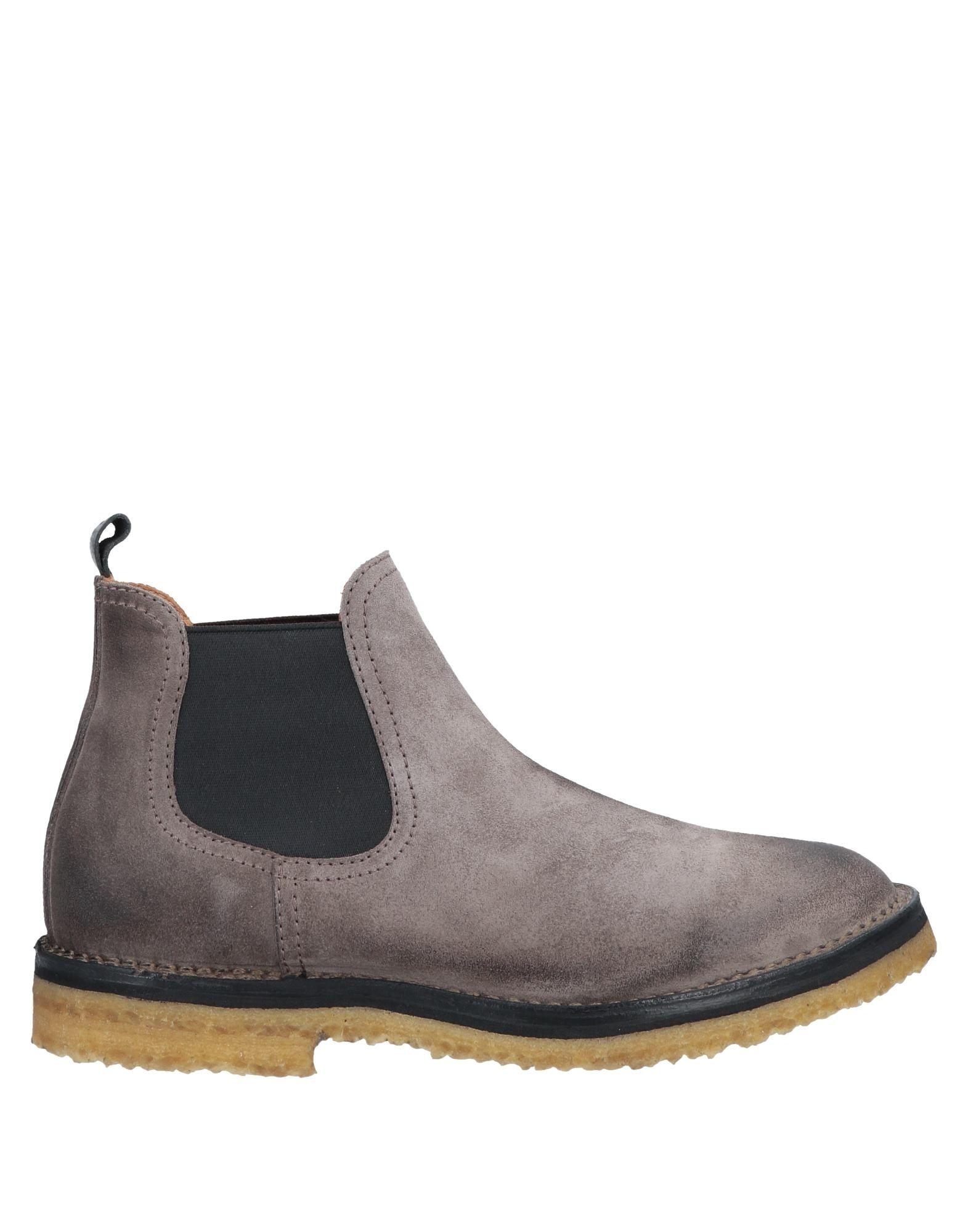 Buttero Leather Ankle Boots in Grey (Gray) for Men - Lyst