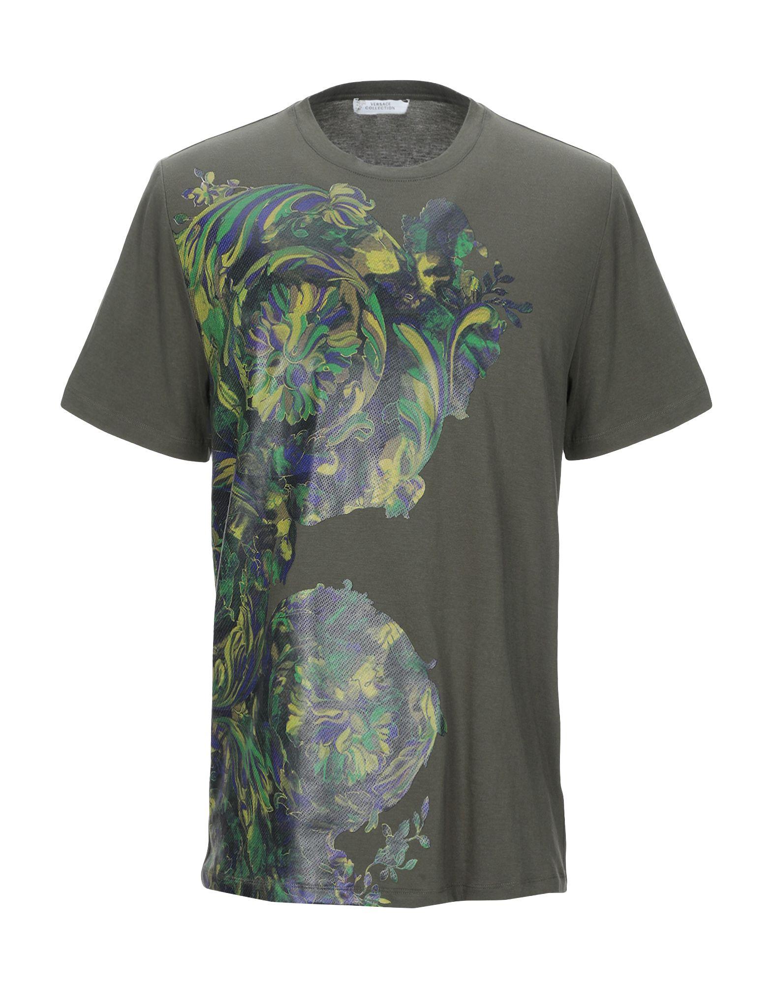 Versace T-shirt in Green for Men - Lyst