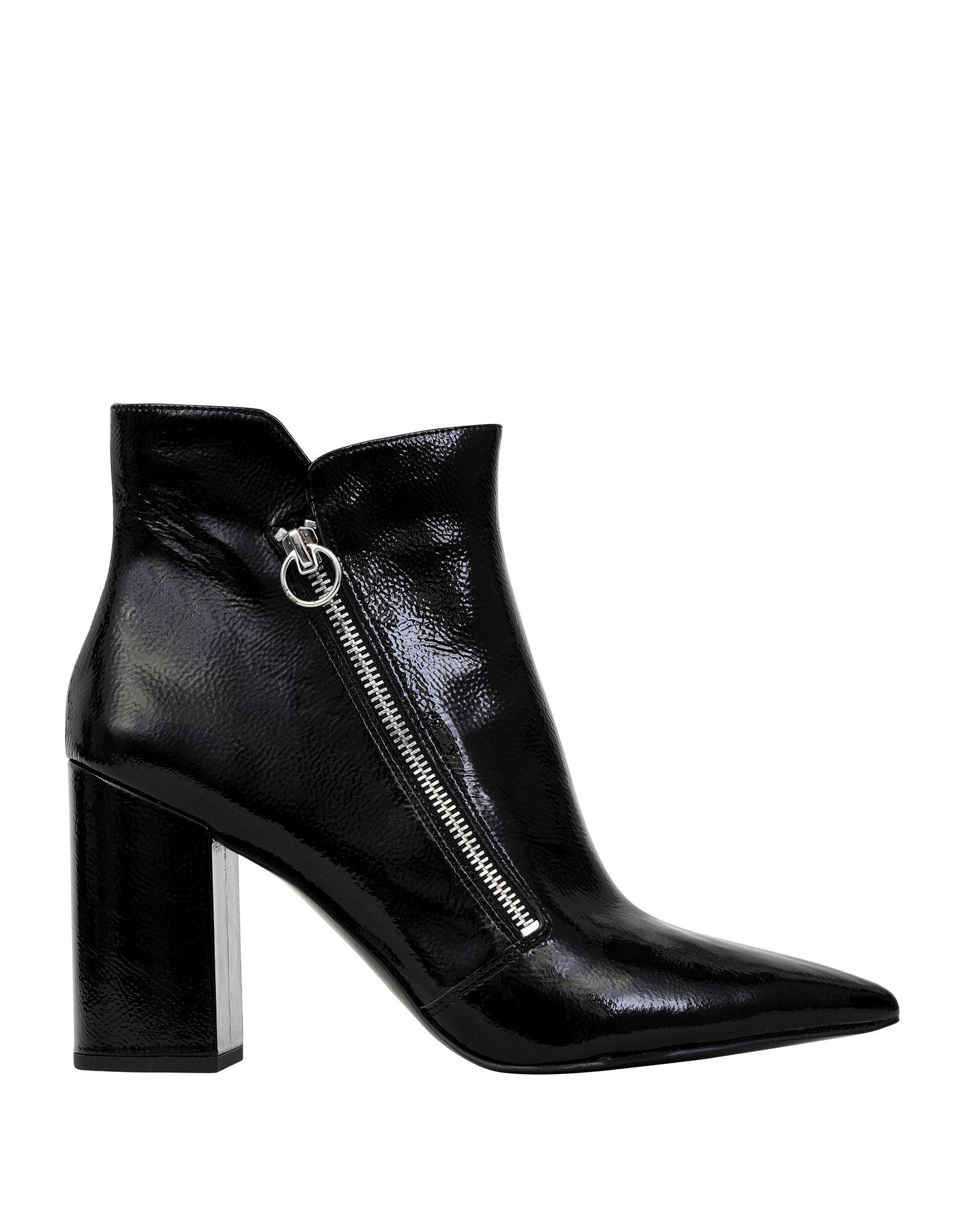 Nine West Leather Ankle Boots in Black Lyst