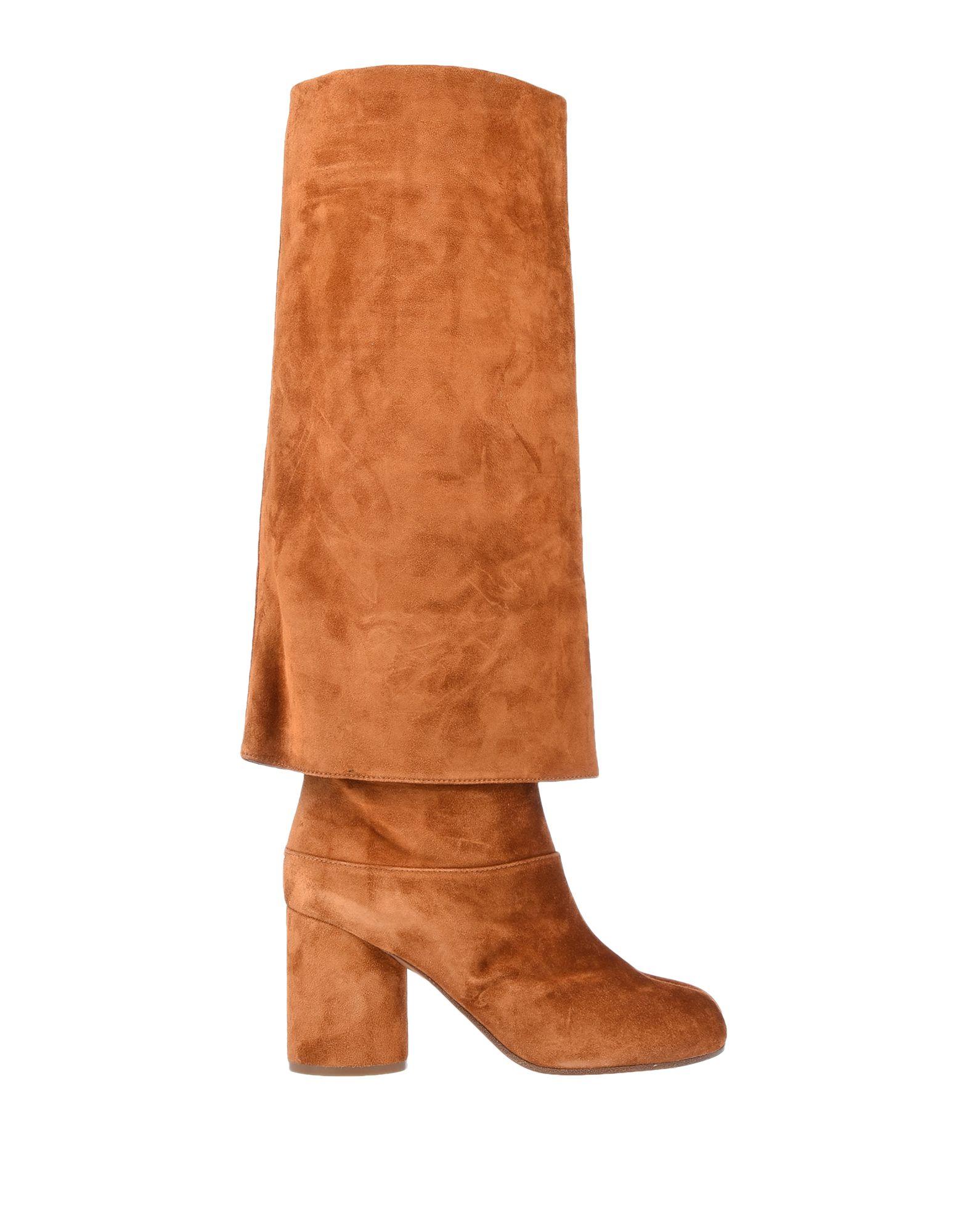 Maison Margiela Leather Boots in Camel (Brown) - Lyst