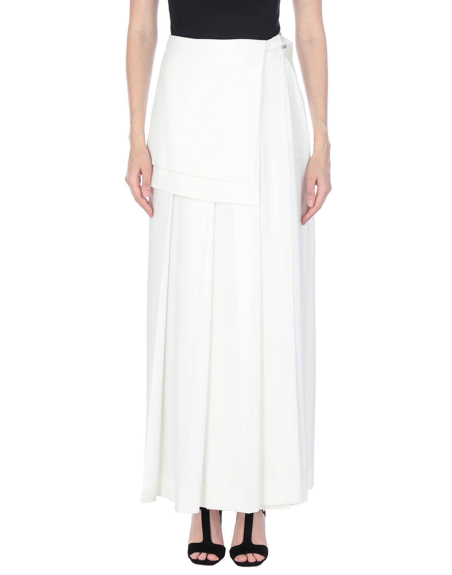 Off-White c/o Virgil Abloh Long Skirt in White - Lyst