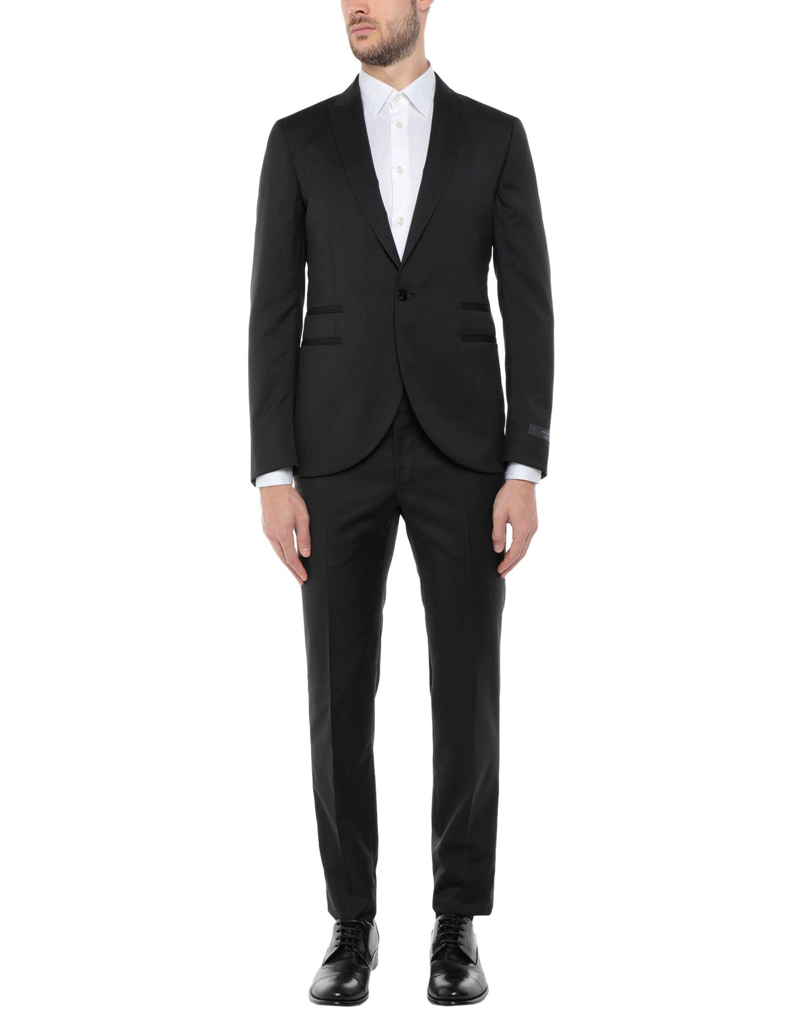 Pal Zileri Cerimonia Wool Suit in Black for Men - Save 8% - Lyst