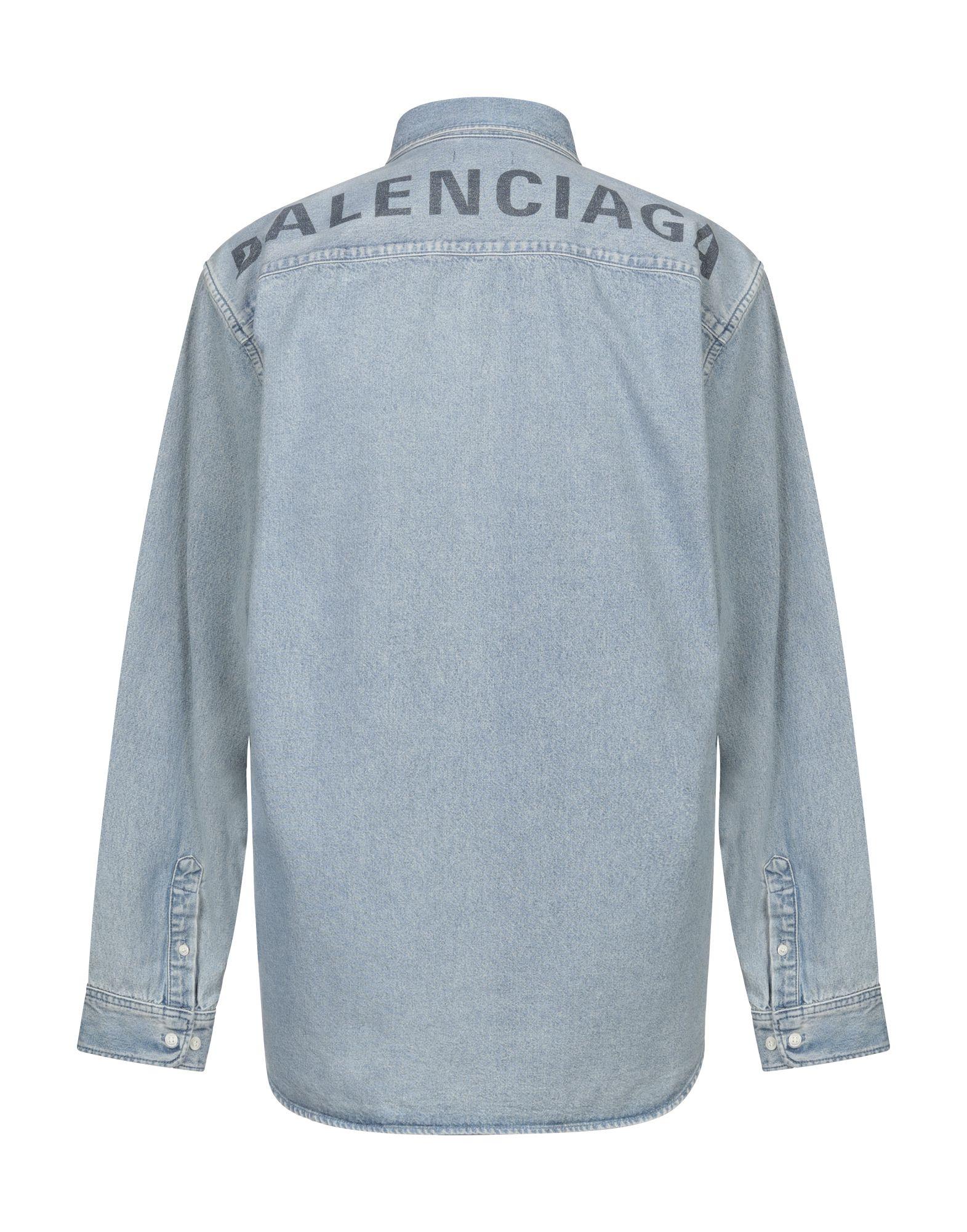 balenciaga blue tshirt