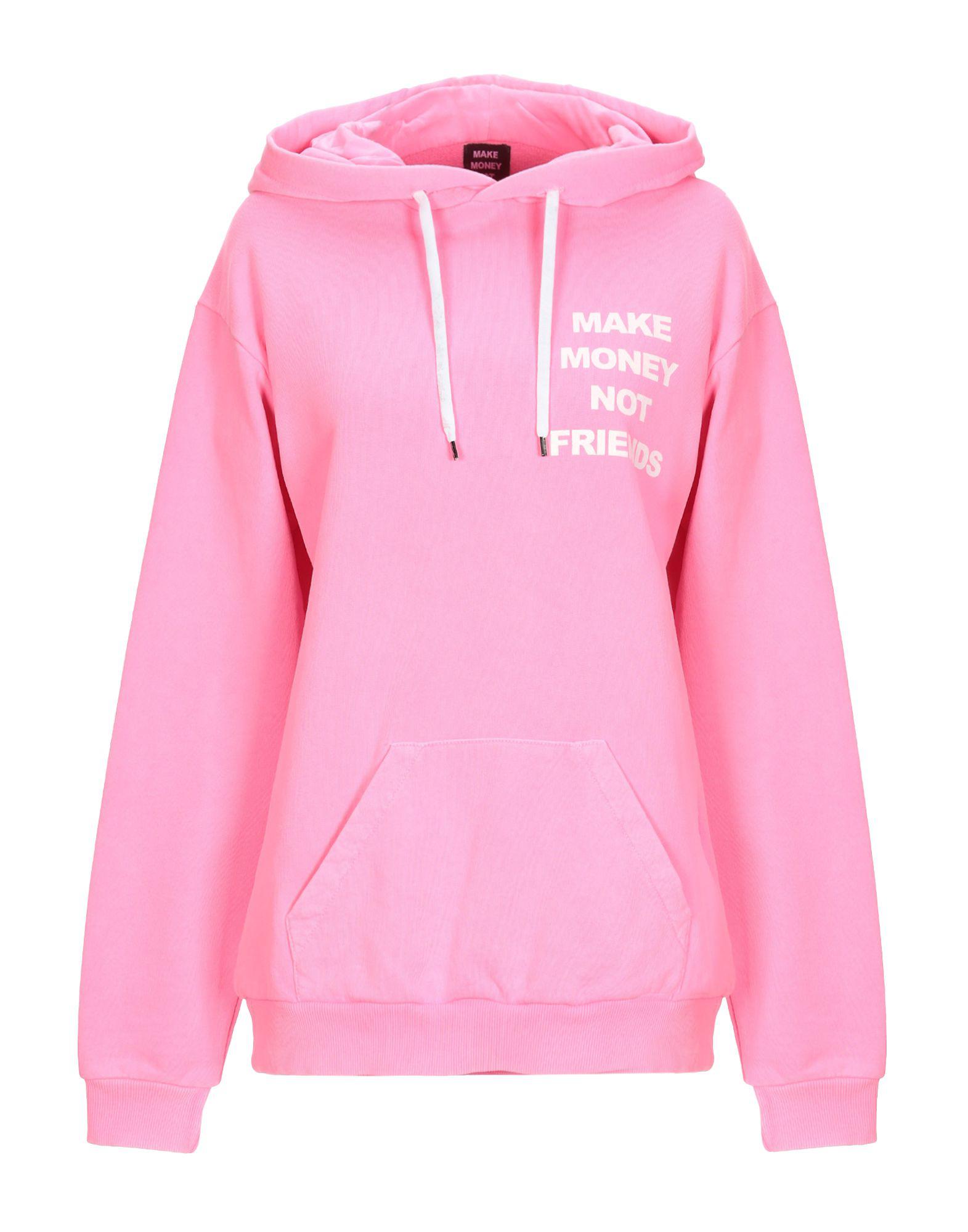 make money not friends jacket pink