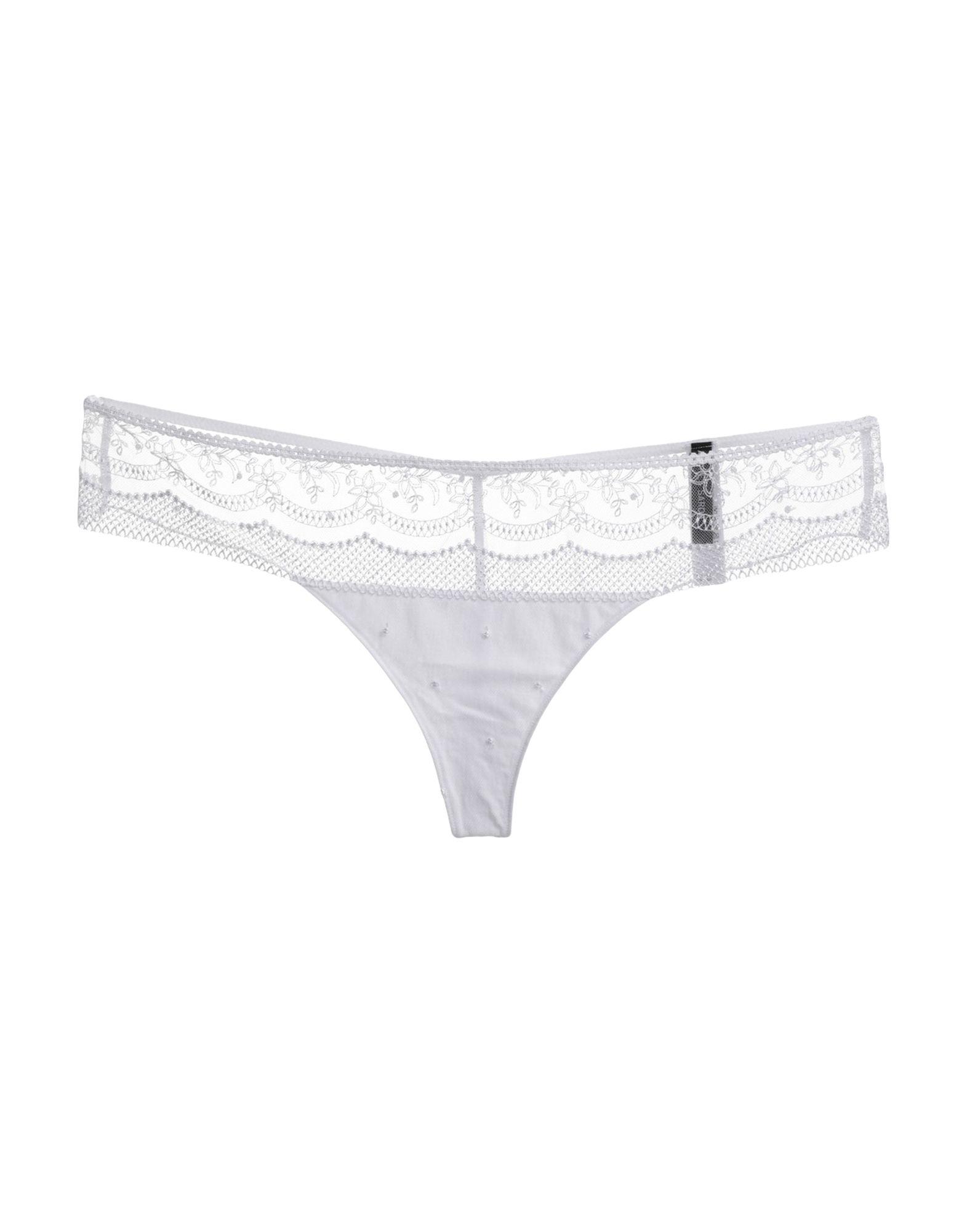 Andres Sarda Tulle G-string in White - Lyst