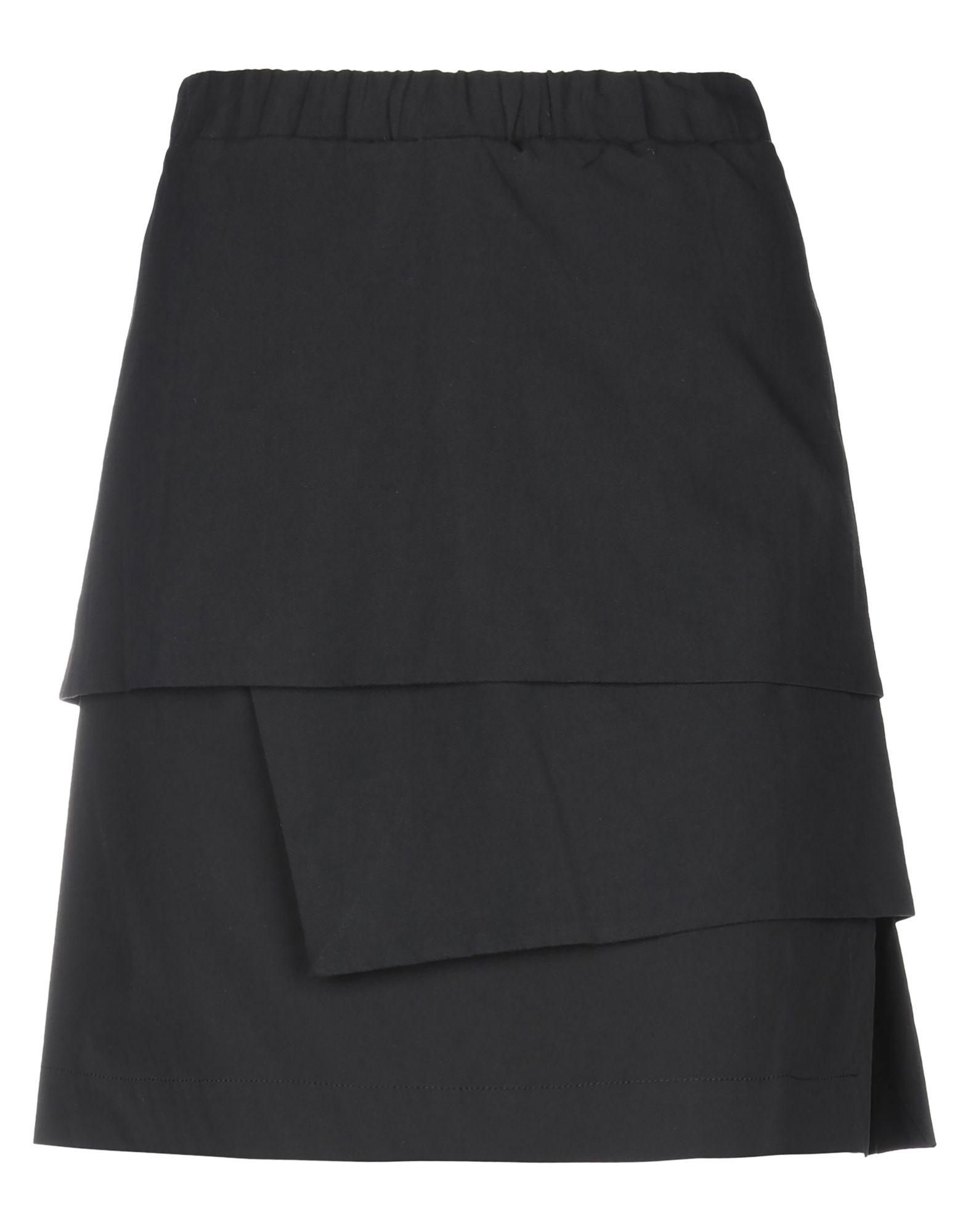 Brunello Cucinelli Knee Length Skirt in Black - Lyst