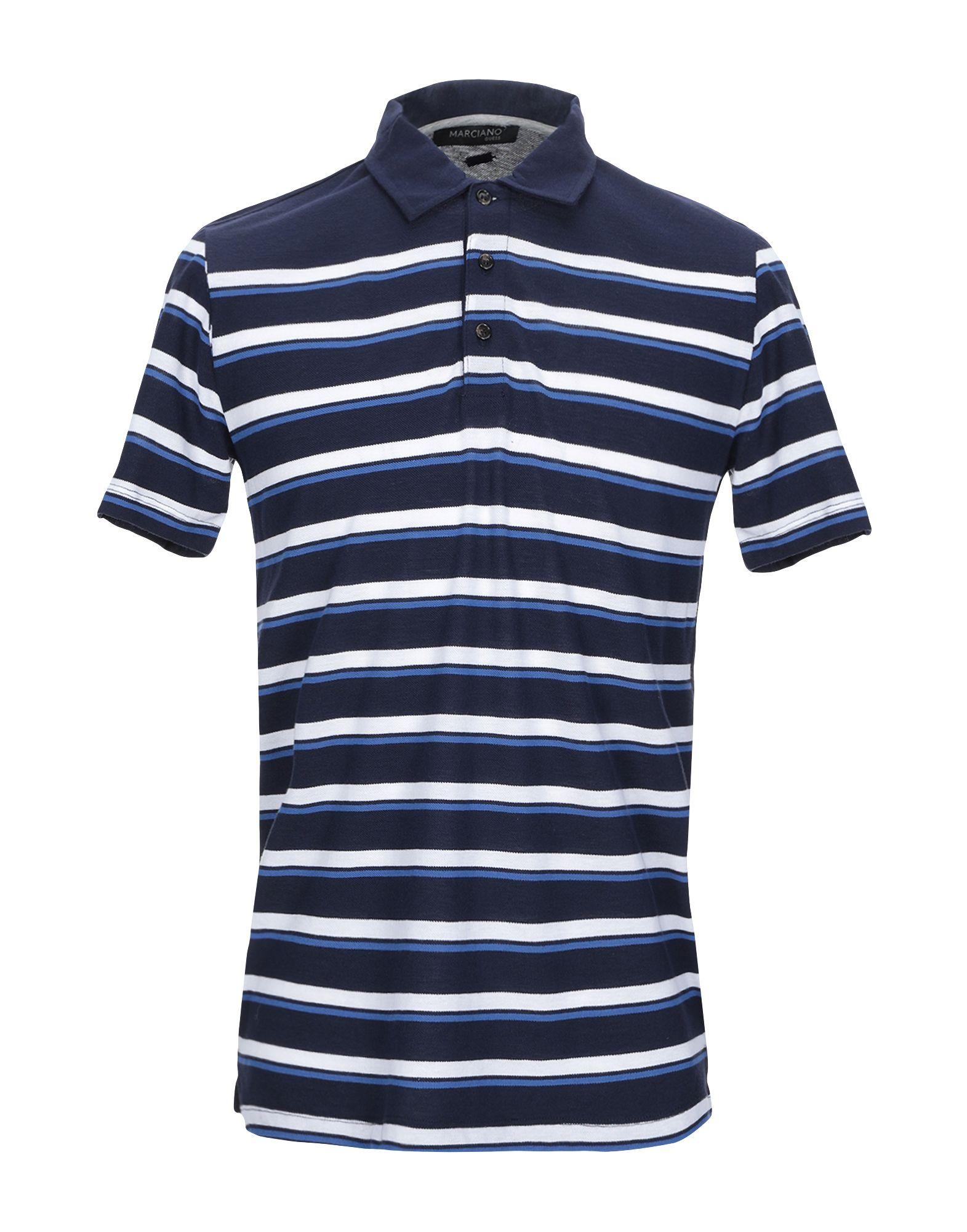 Guess Cotton Polo Shirt in Dark Blue (Blue) for Men - Lyst