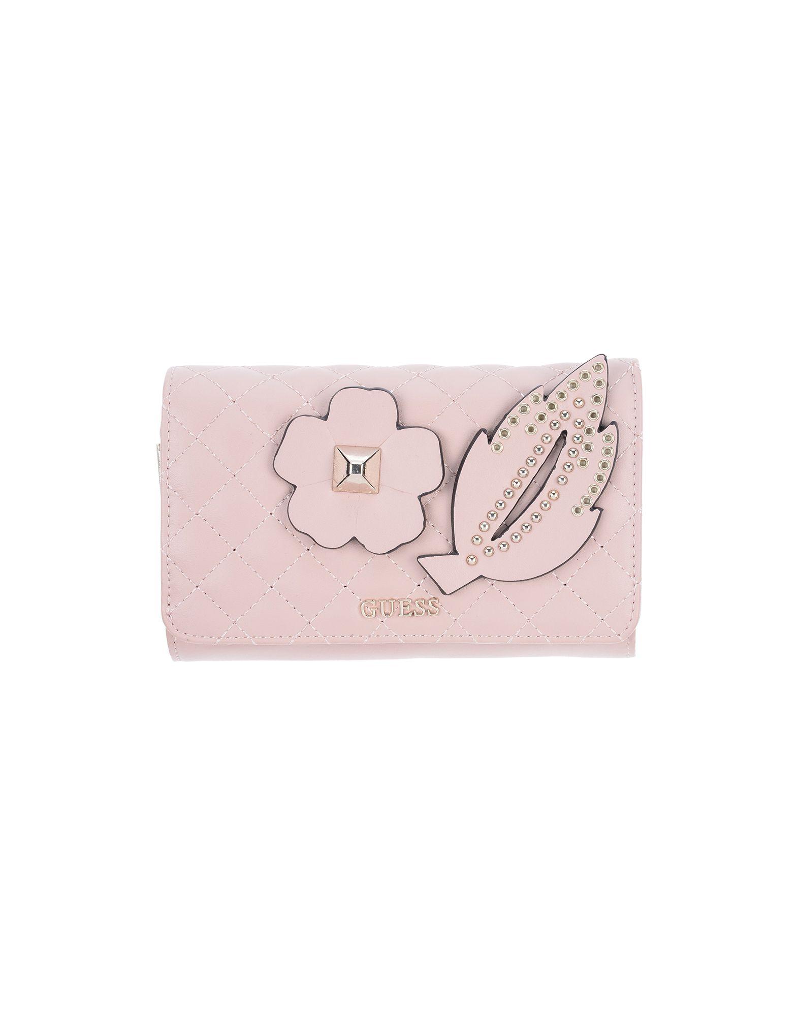 guess wallet pink