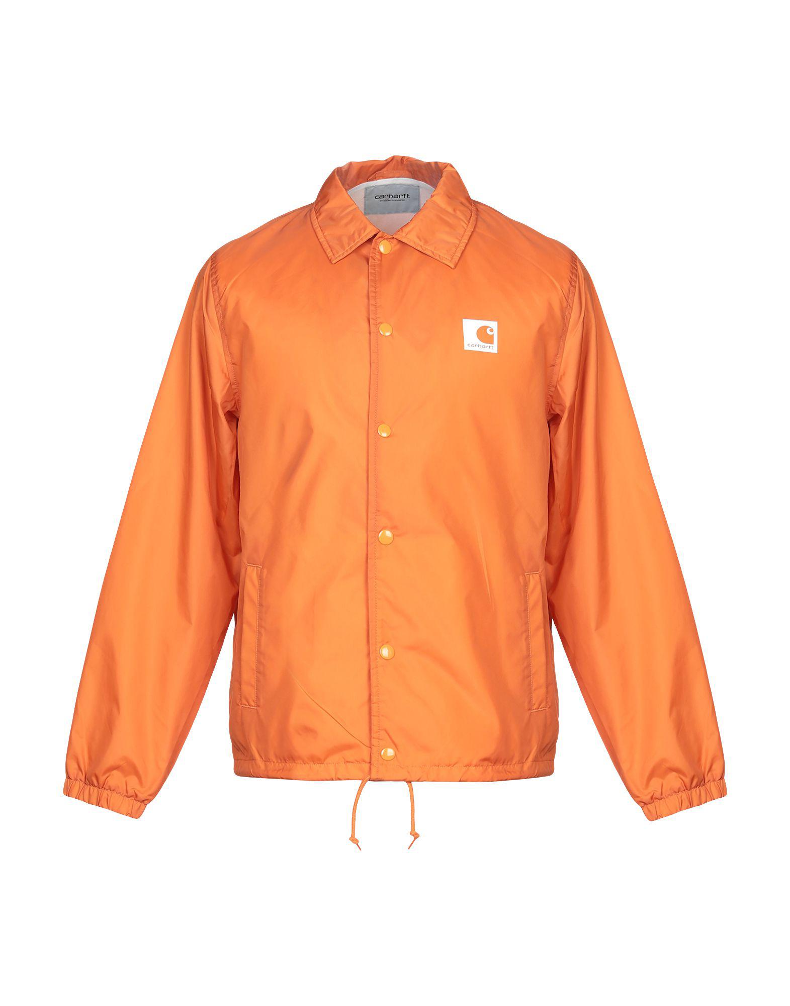 Carhartt Synthetic Jacket in Orange for Men - Lyst