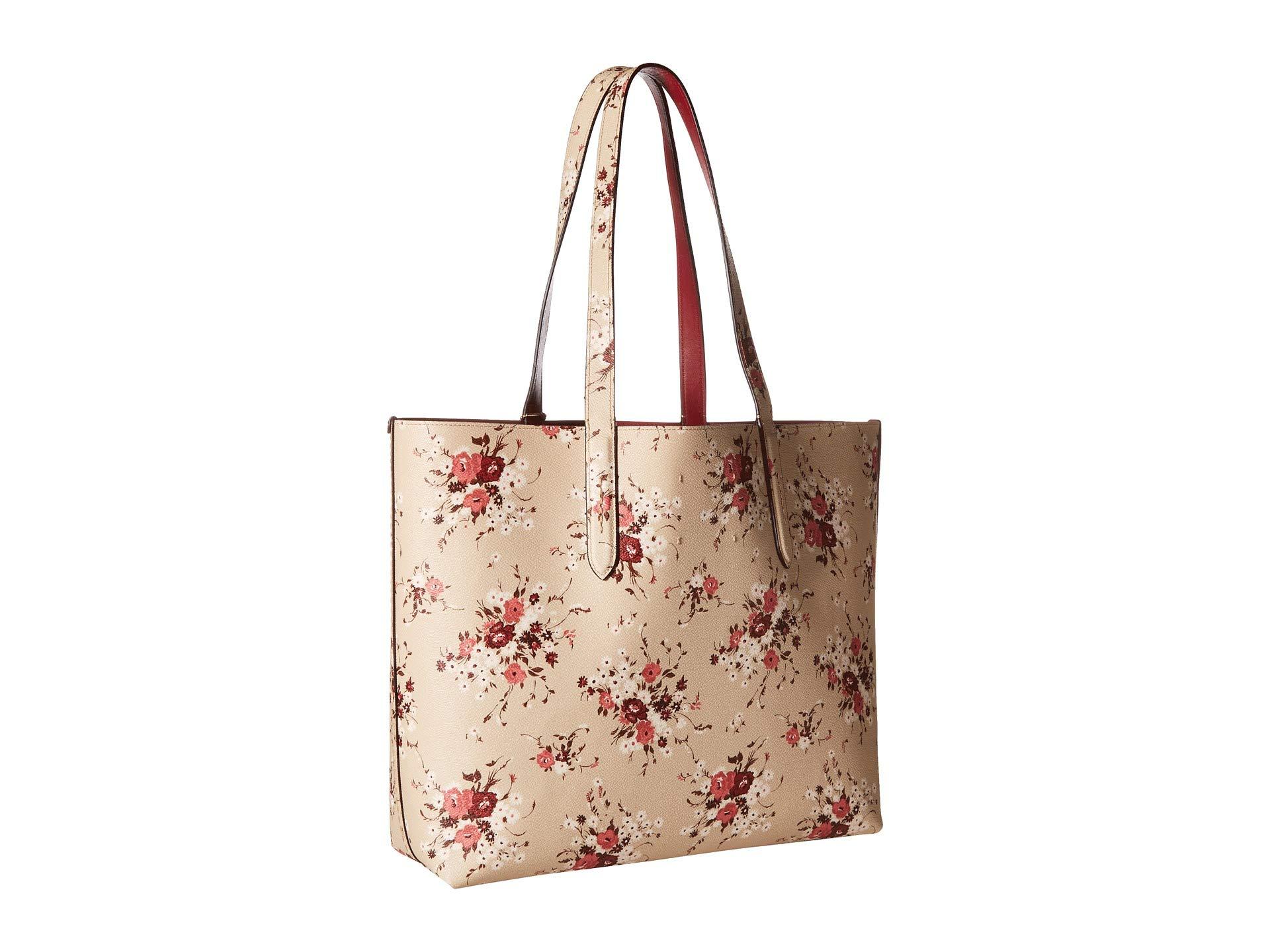 coach print tote