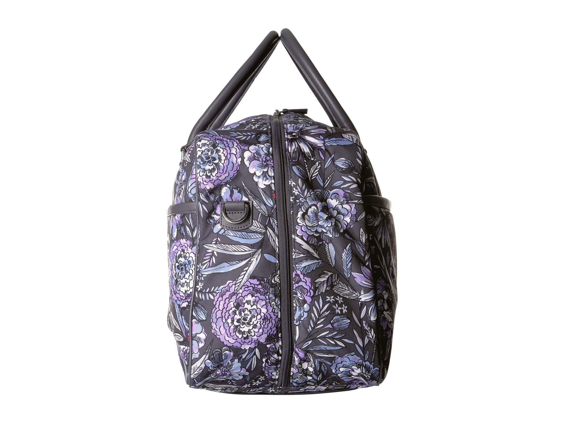 purple vera bradley duffel bag