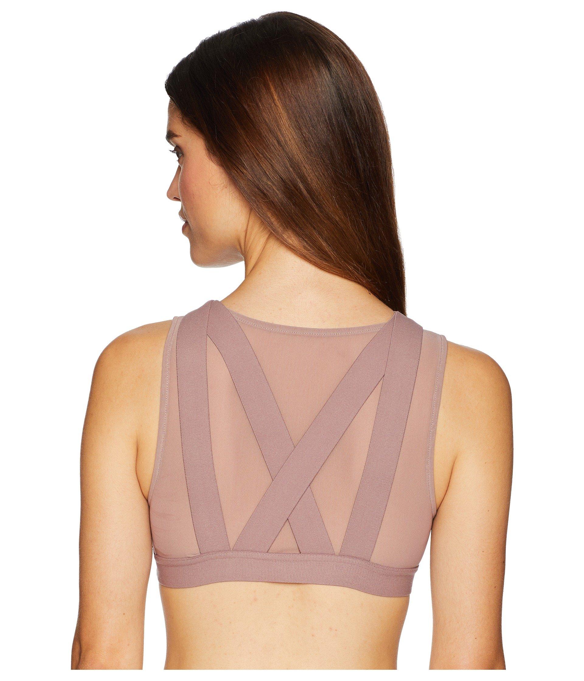 Alo Yoga Bandage Bra in Gray Lyst