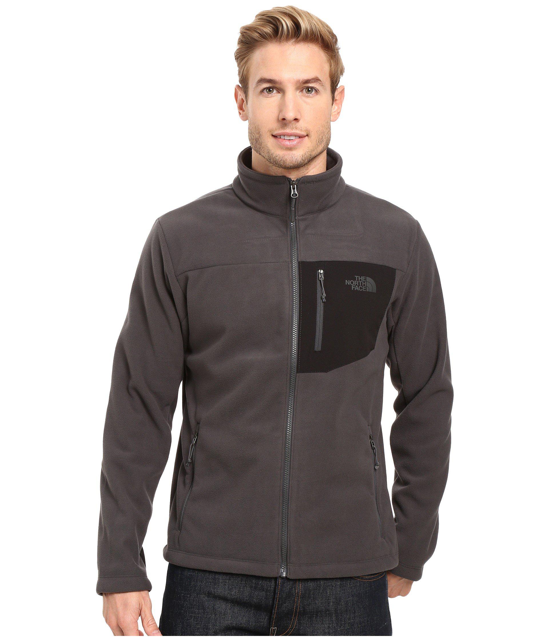 The North Face Chimborazo Full Zip Fleece in Gray for Men - Lyst