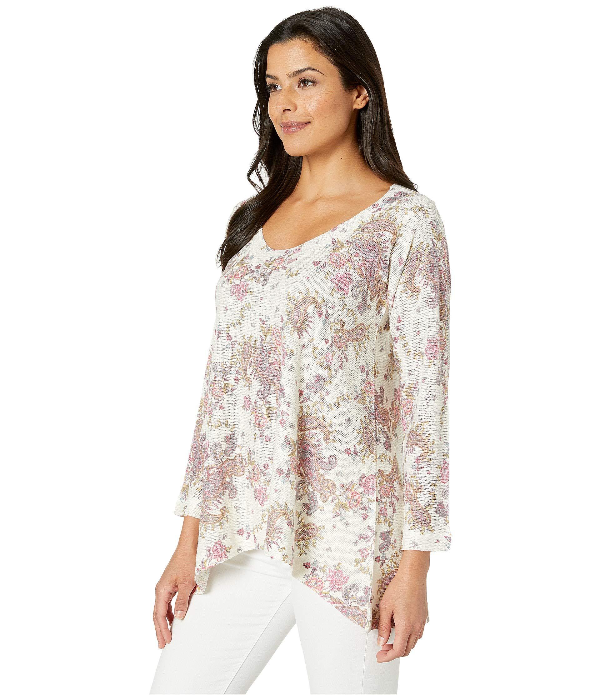 Nally & Millie Synthetic Floral Print Top - Lyst