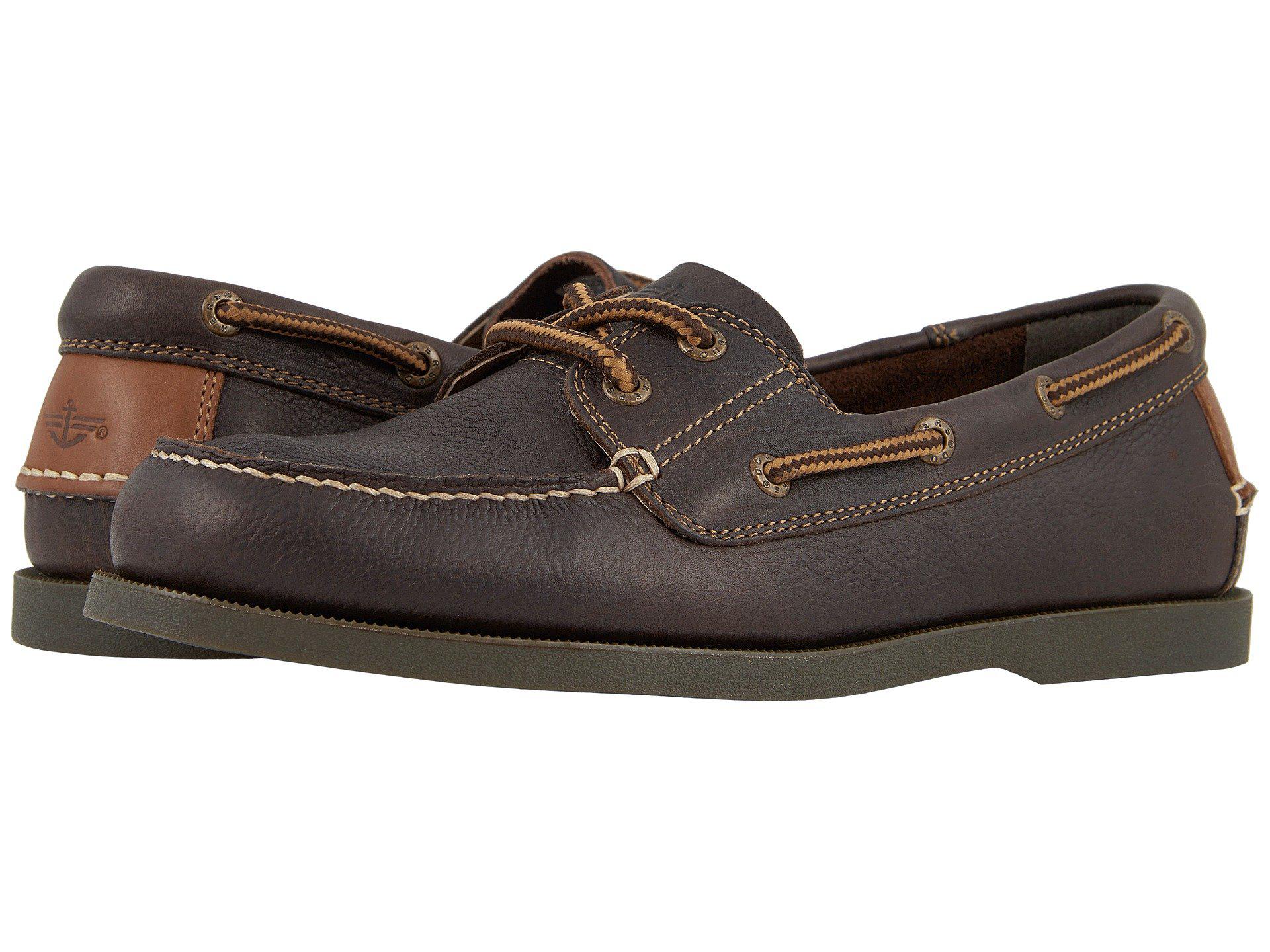 Lyst - Dockers Vargas Boat Shoe (dark Tan Oiled Tumbled Full Grain) Men ...