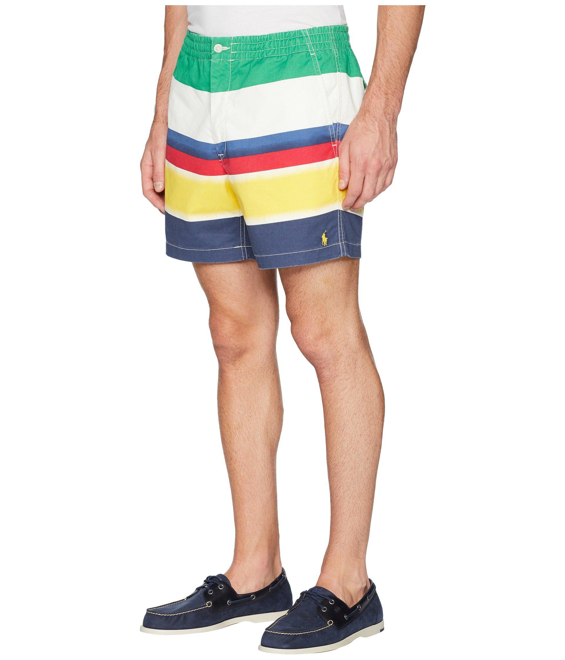 Lyst - Polo Ralph Lauren Cp-93 Striped Stretch Twill Shorts in Blue for Men