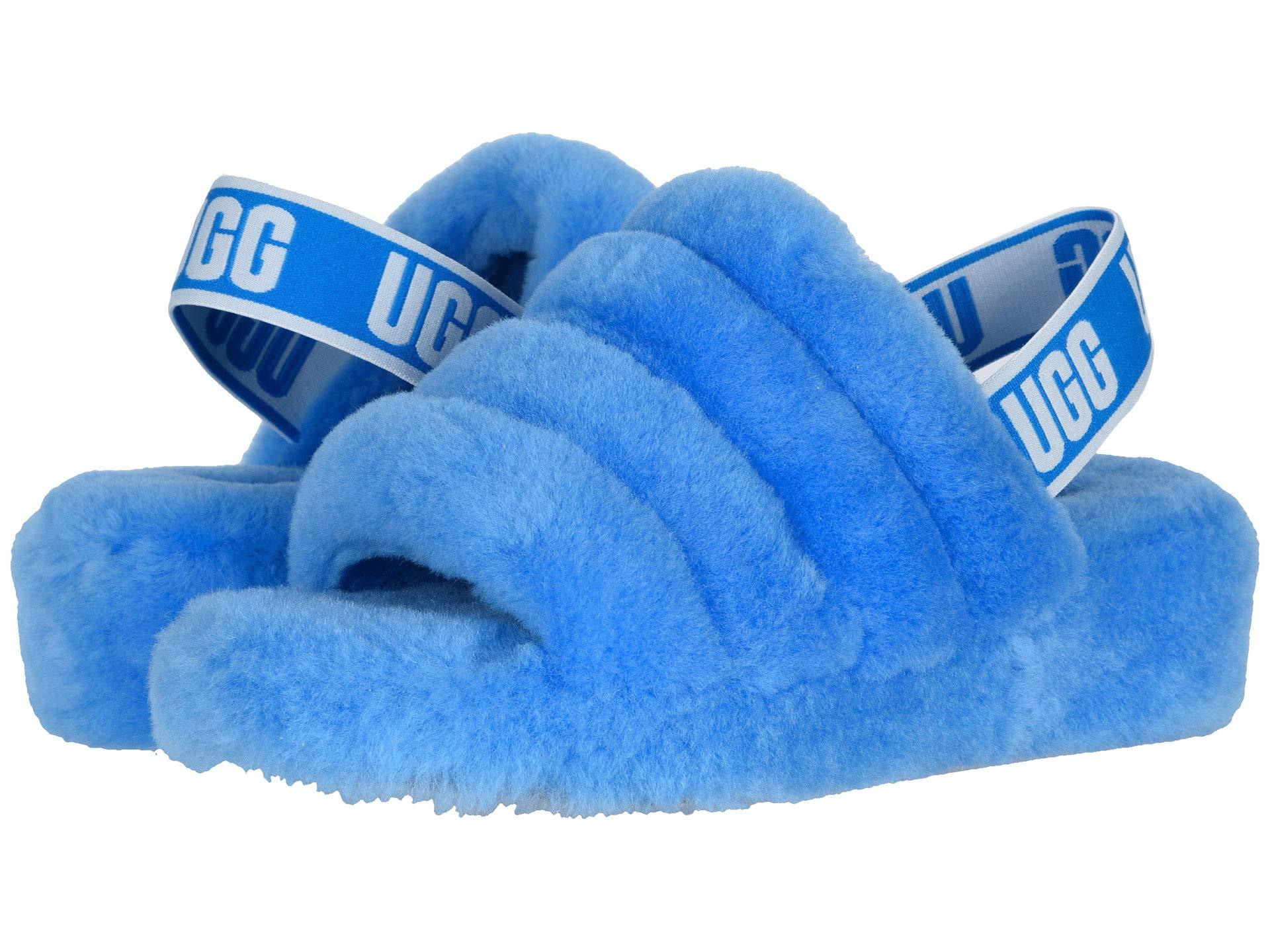 UGG Fluff Yeah Slide (pink Dawn) Women's Slippers in Blue - Lyst