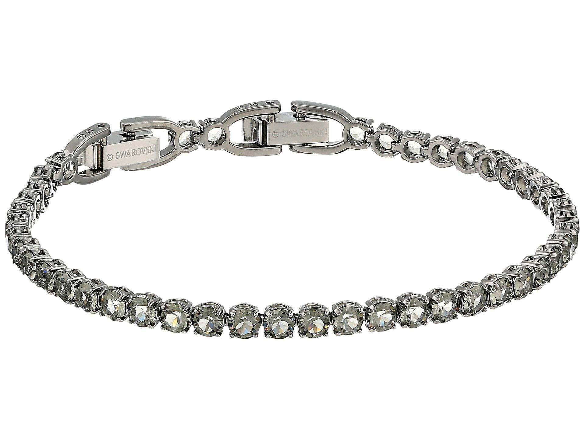 Swarovski Tennis Deluxe Bracelet in Black Lyst