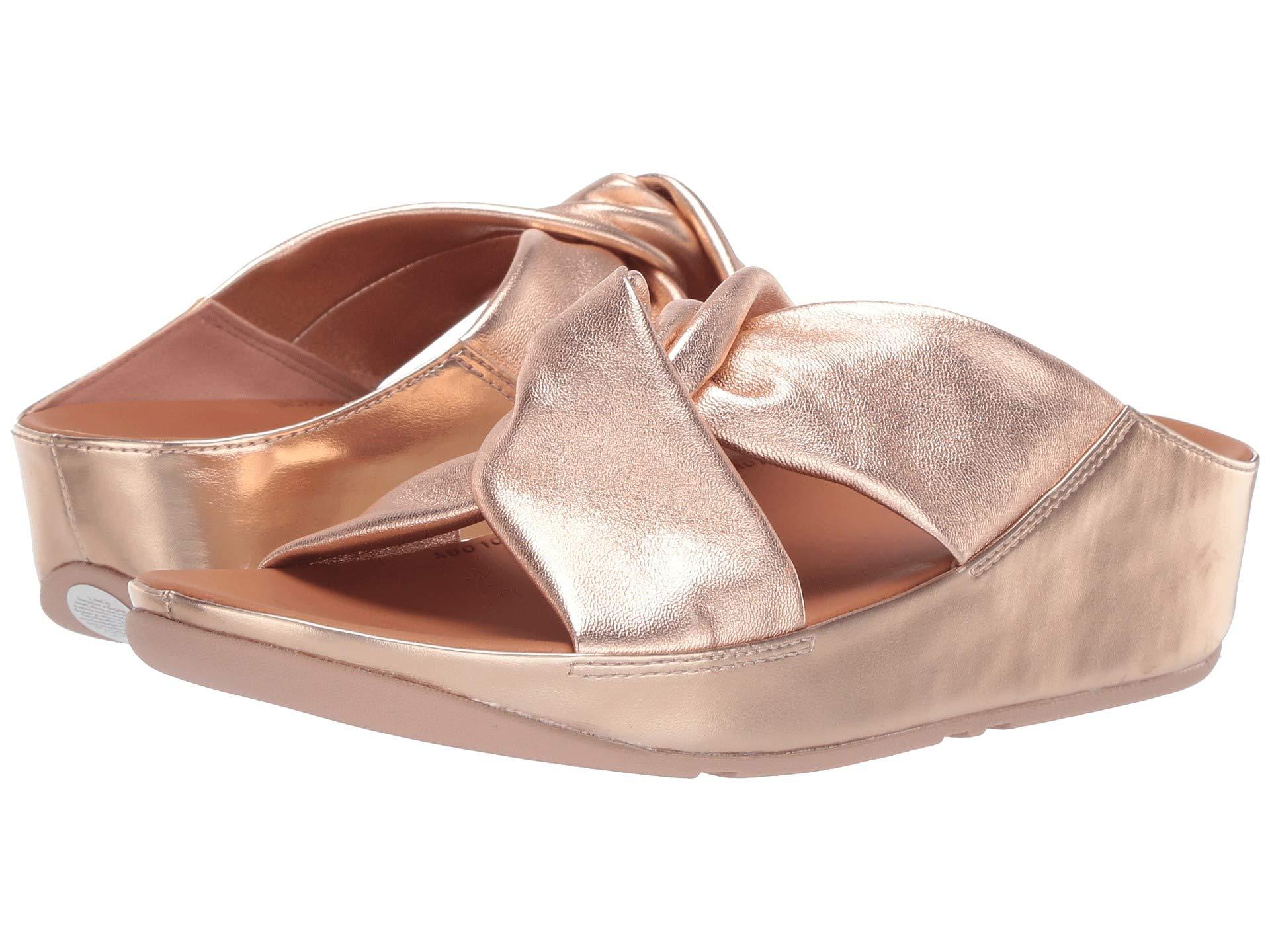 fitflop twiss leather slides