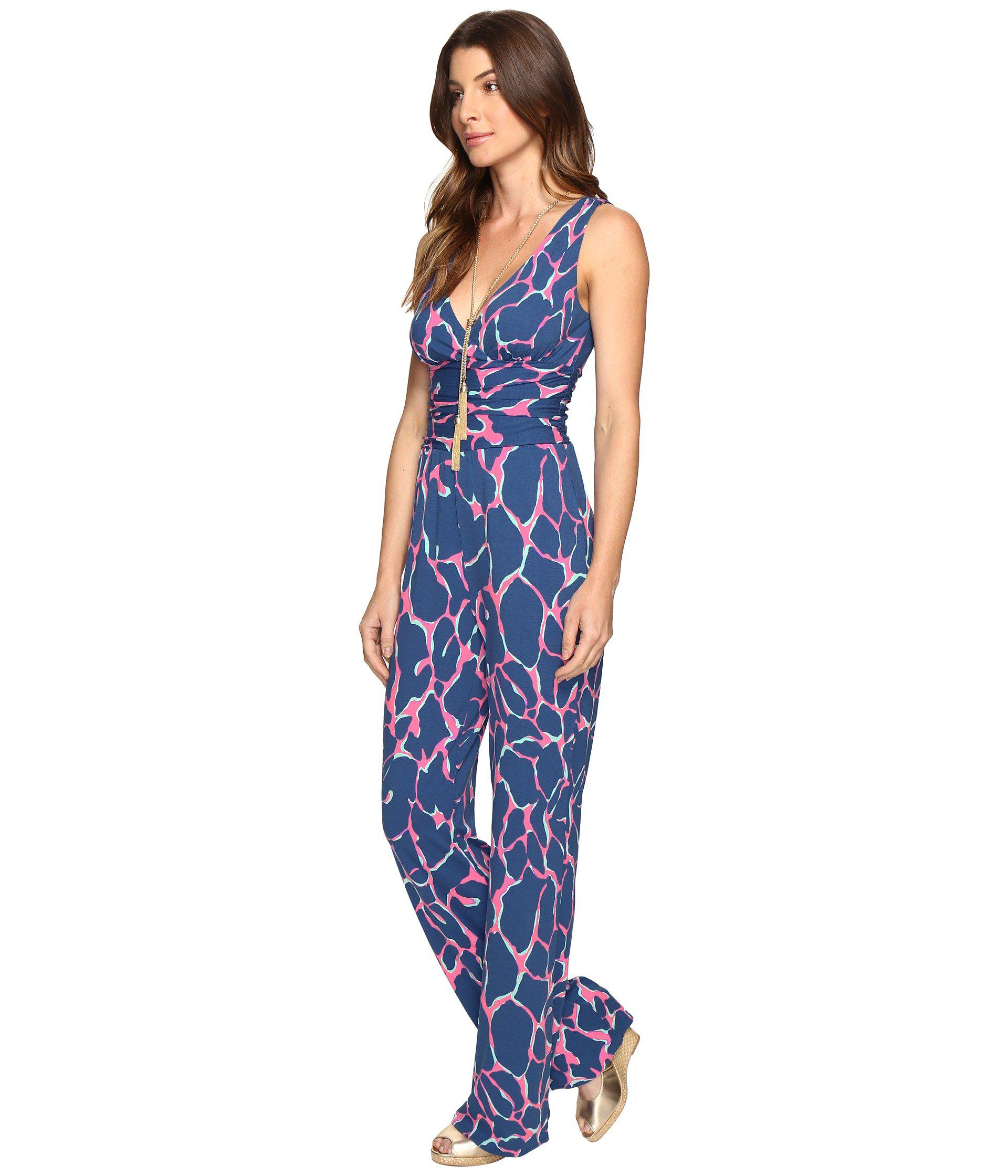 Lyst - Lilly Pulitzer Sloane Jumpsuit in Blue