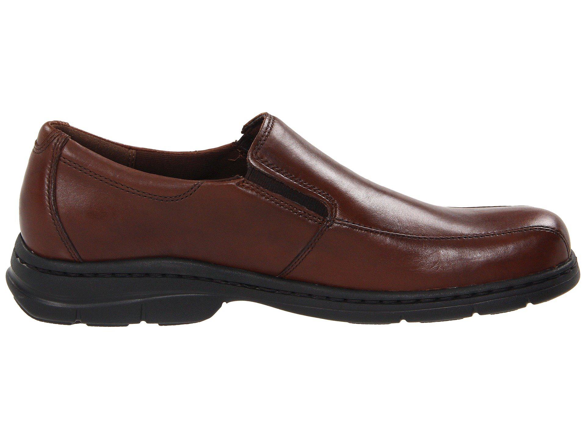 Dunham Blair Twin Gore Slip On (black Smooth) Men's Flat Shoes in Brown ...