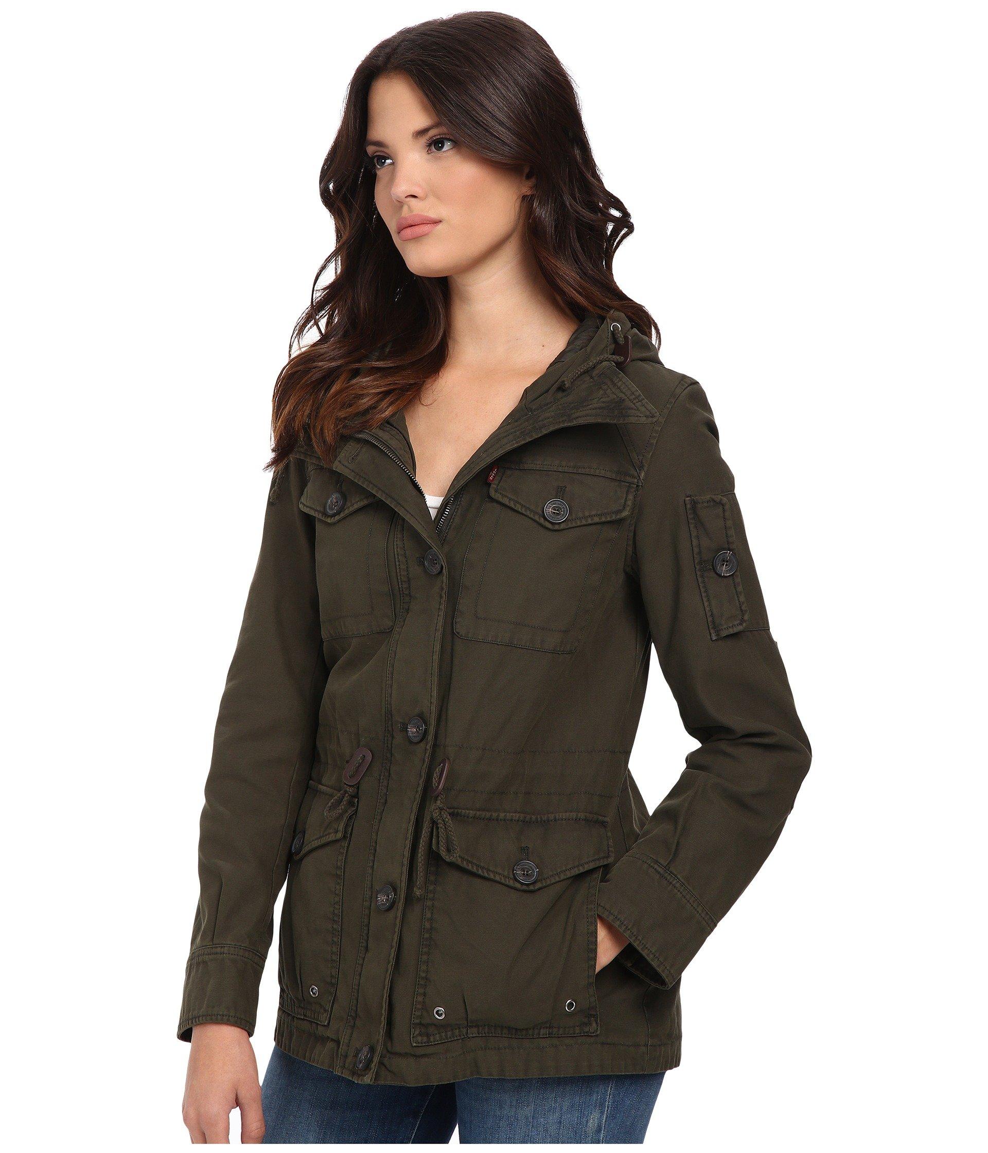 Levi's Levi's(r) Washed Cotton Fashion Four-pocket Military W/ Hood in ...