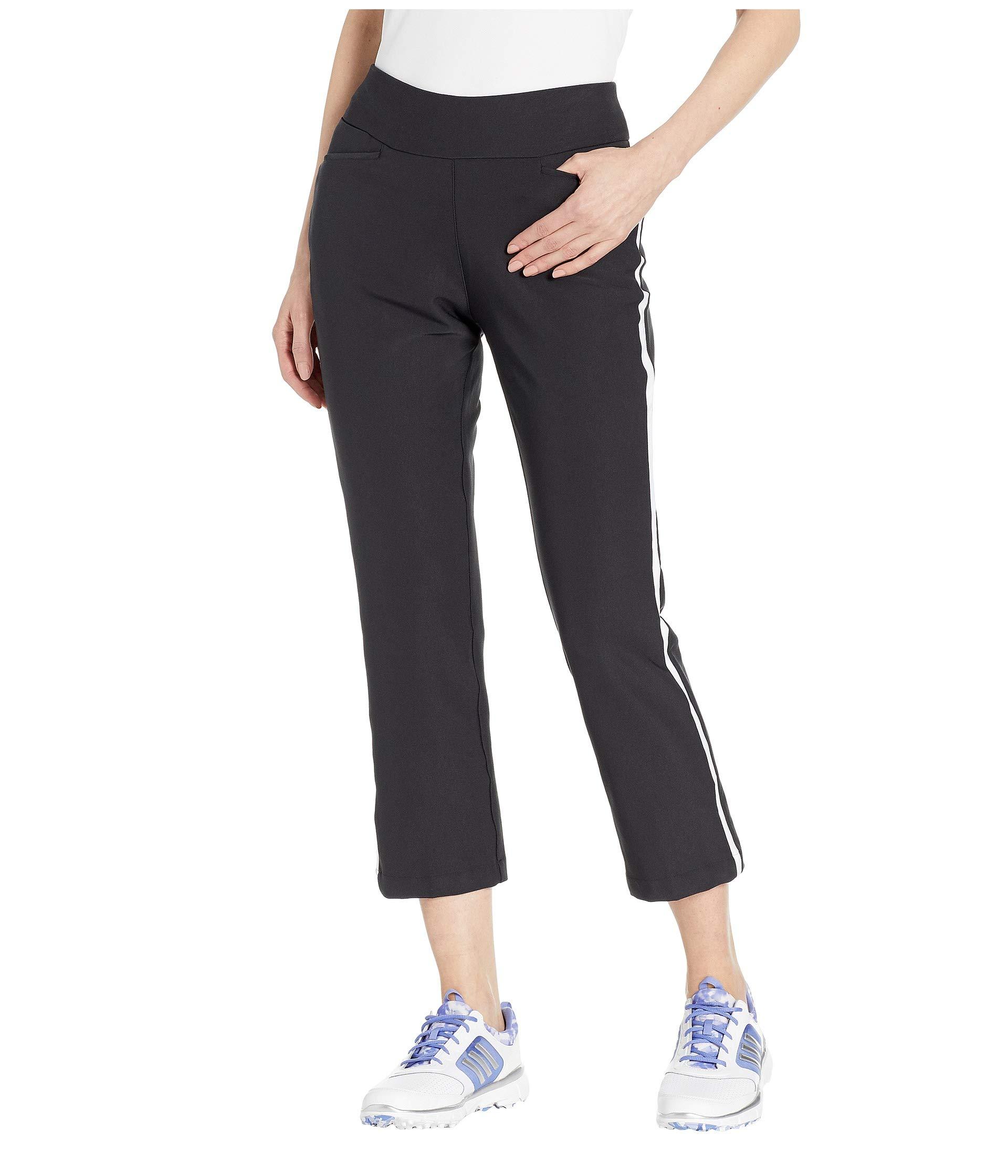 Lyst - adidas Originals Novelty Flare Cropped Pants (black) Women's ...
