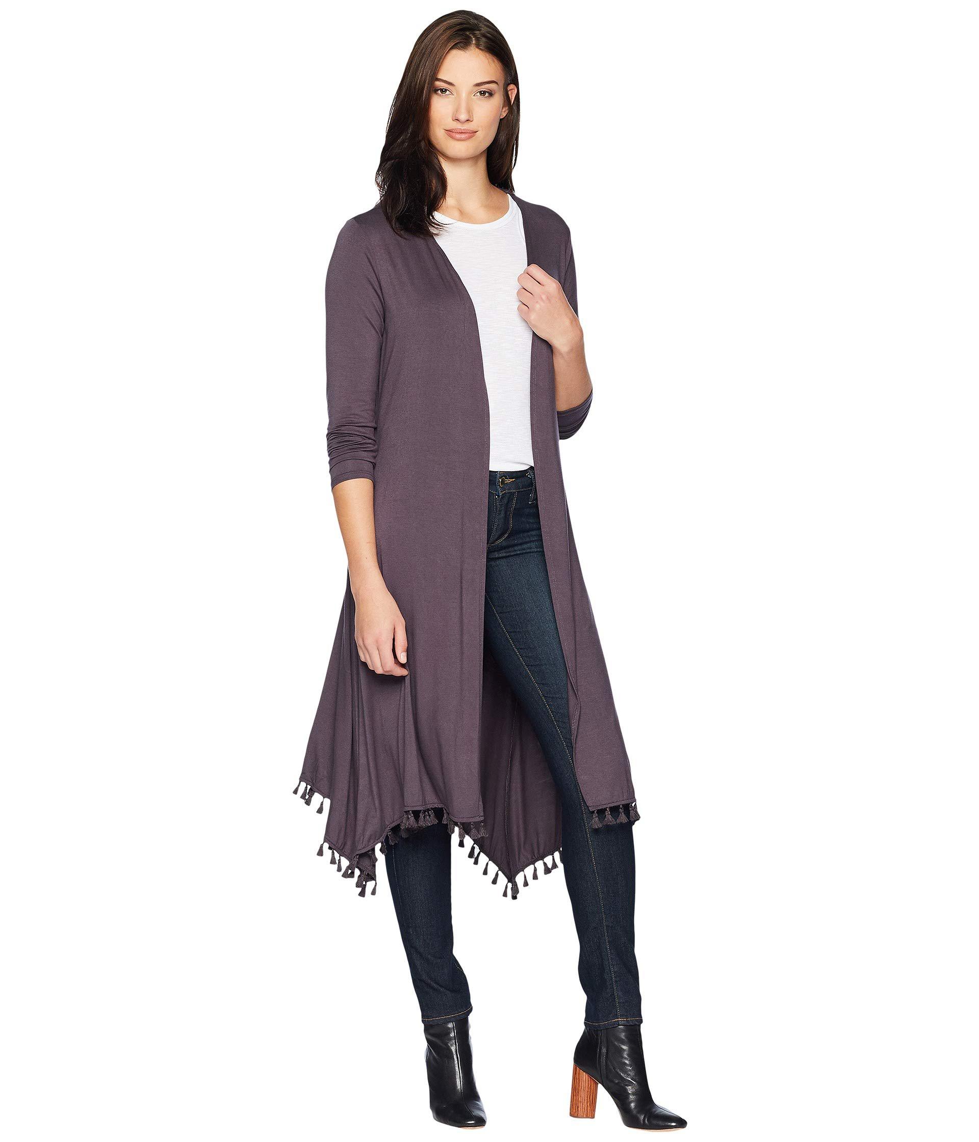 Lyst - Wrangler Long Sleeve Duster (charcoal) Women's Clothing in Gray