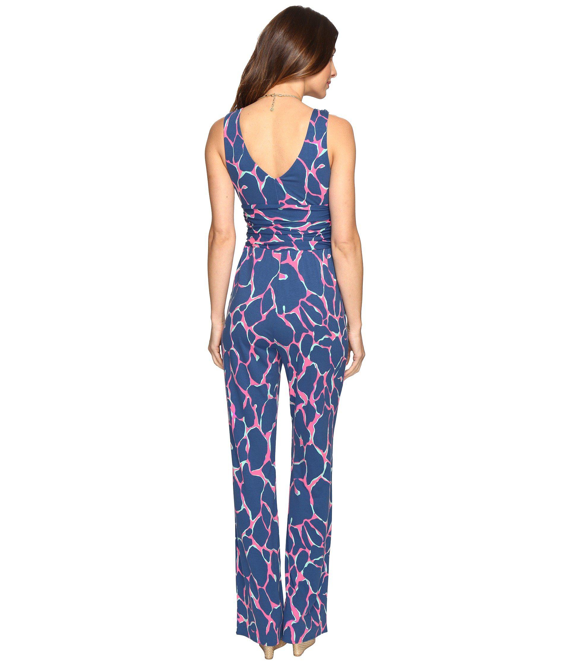 Lyst Lilly Pulitzer Sloane Jumpsuit in Blue