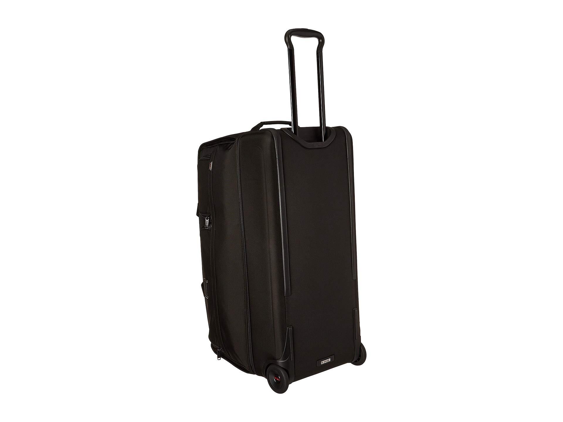 tumi black luggage