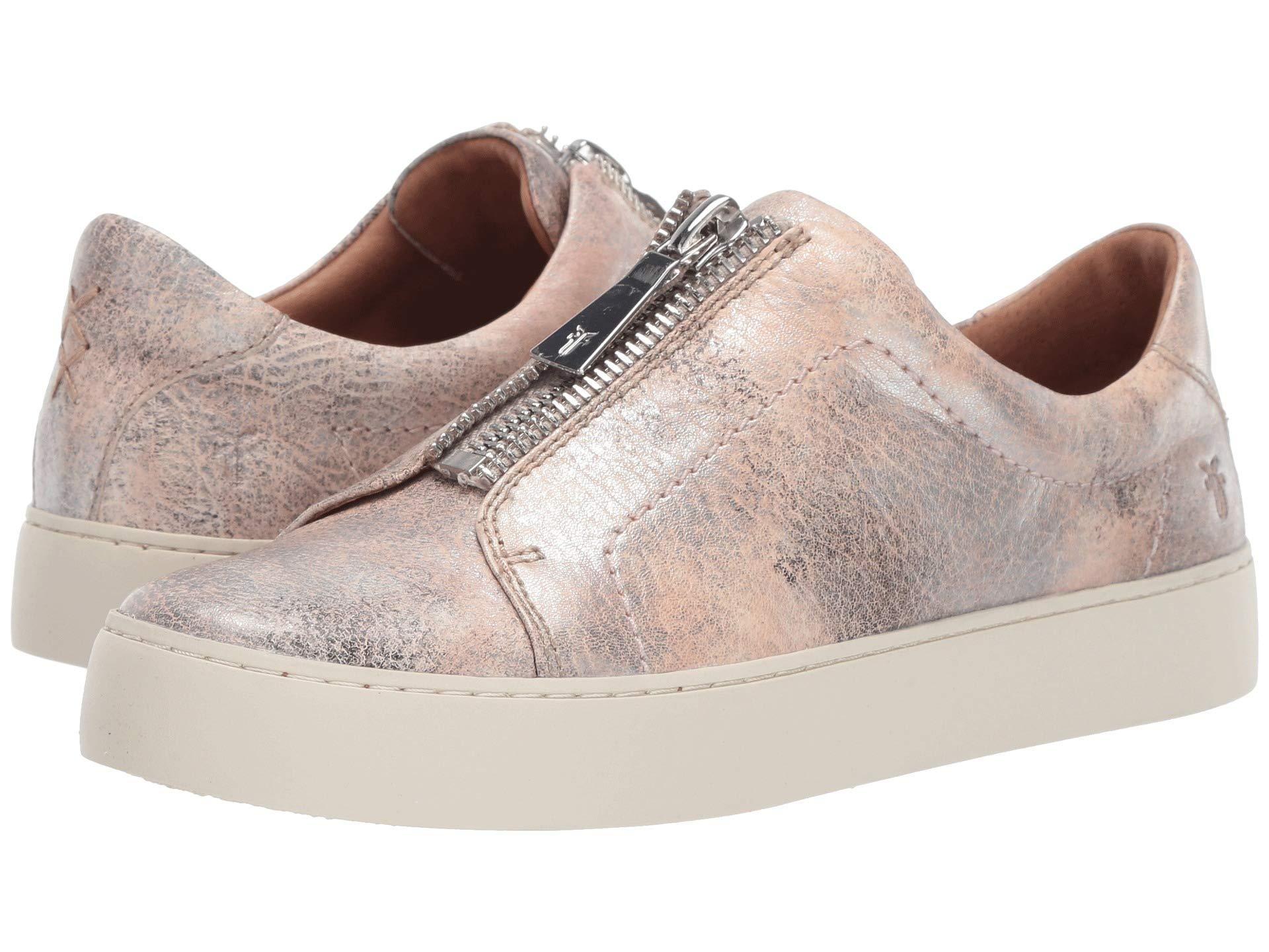 frye lena low zip