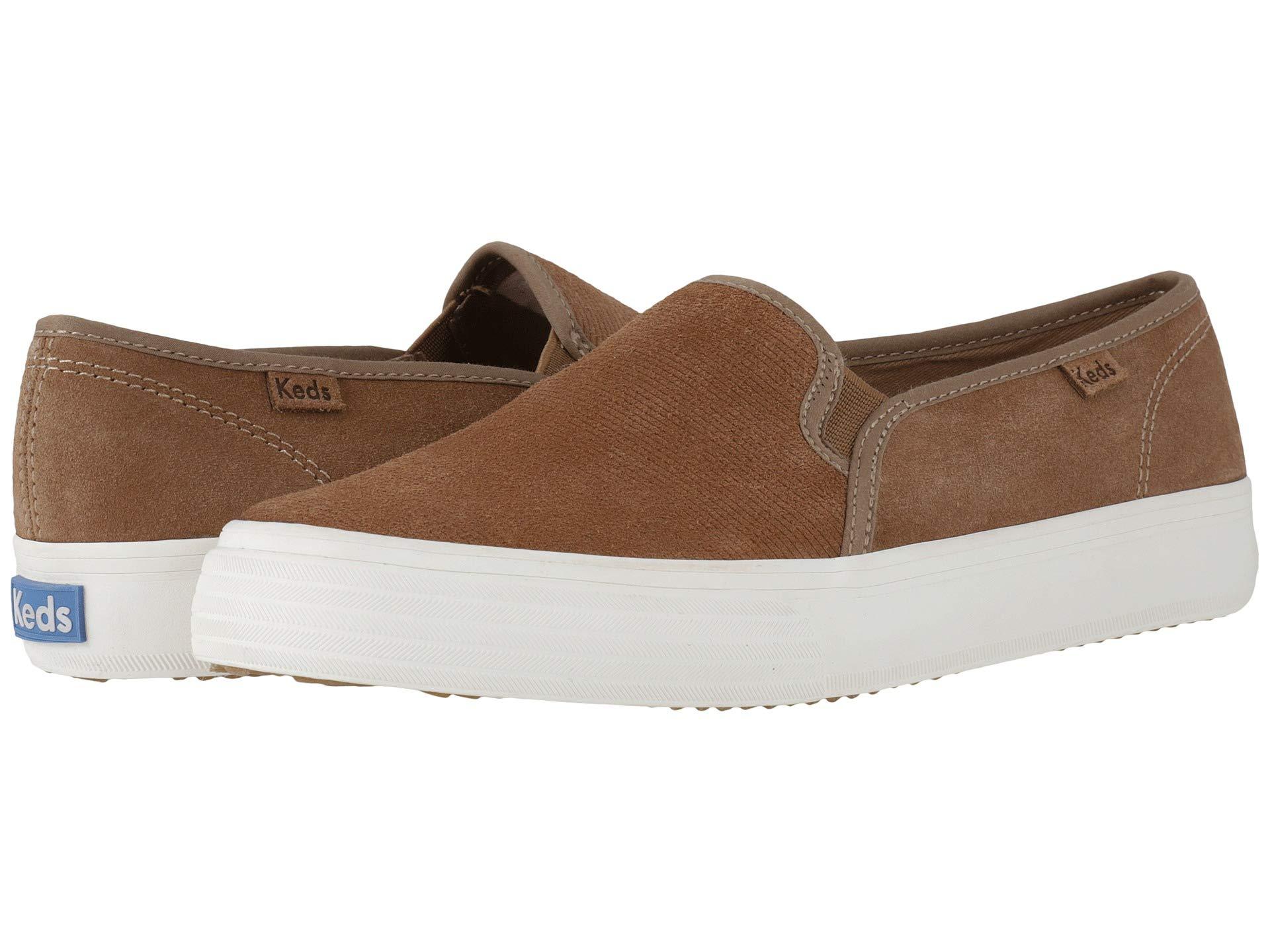 Keds Double Decker Suede in Brown - Lyst