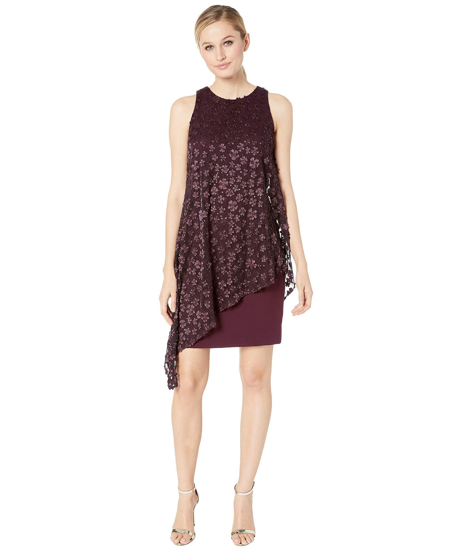 Aubergine Cocktail Dress Ombre