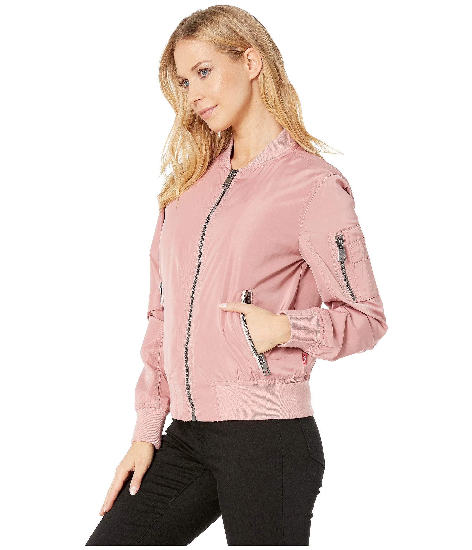 Levi's Synthetic Levi's(r) Flight Bomber Jacket in Rose (Pink) - Save 1 ...